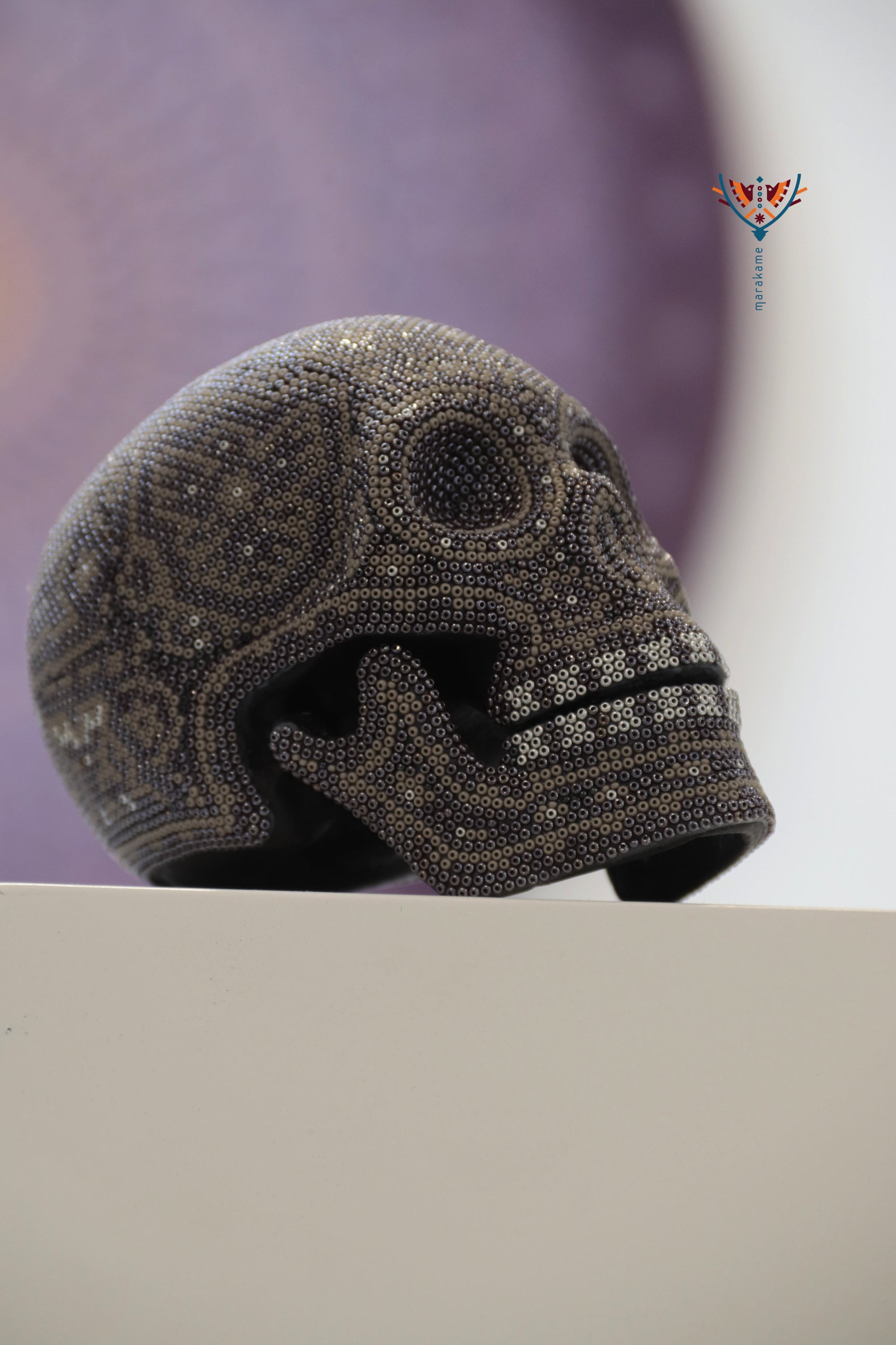 Calavera Huichol Mediana - Eyekame - Espiral del Silencio