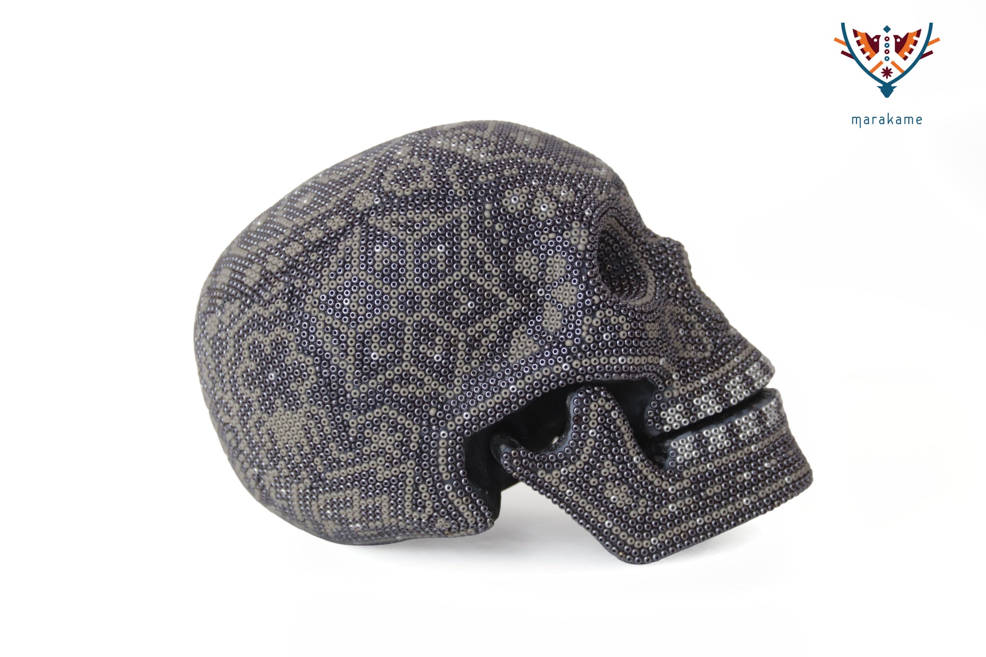 Calavera Huichol Mediana - Eyekame - Senderos de Ceniza