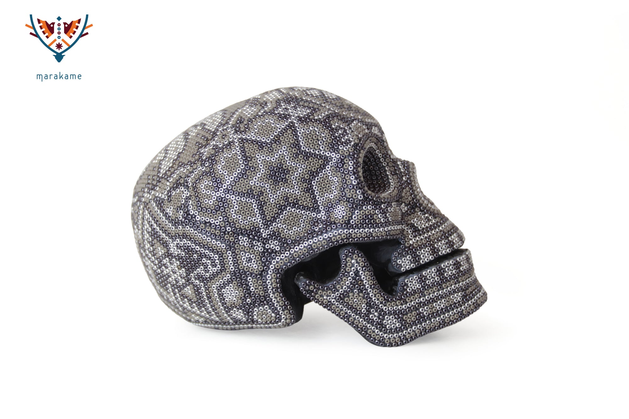 Calavera Huichol Mediana - Eyekame - Ecos de Obsidiana