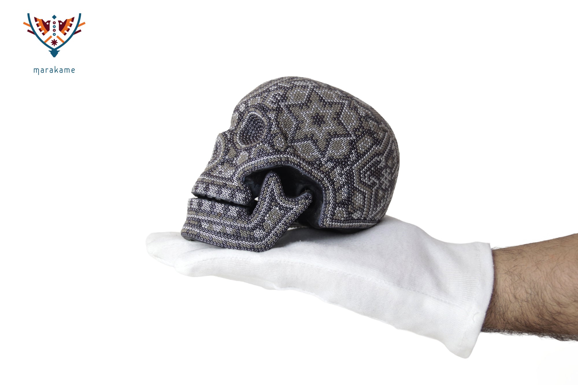 Calavera Huichol Mediana - Eyekame - Ecos de Obsidiana