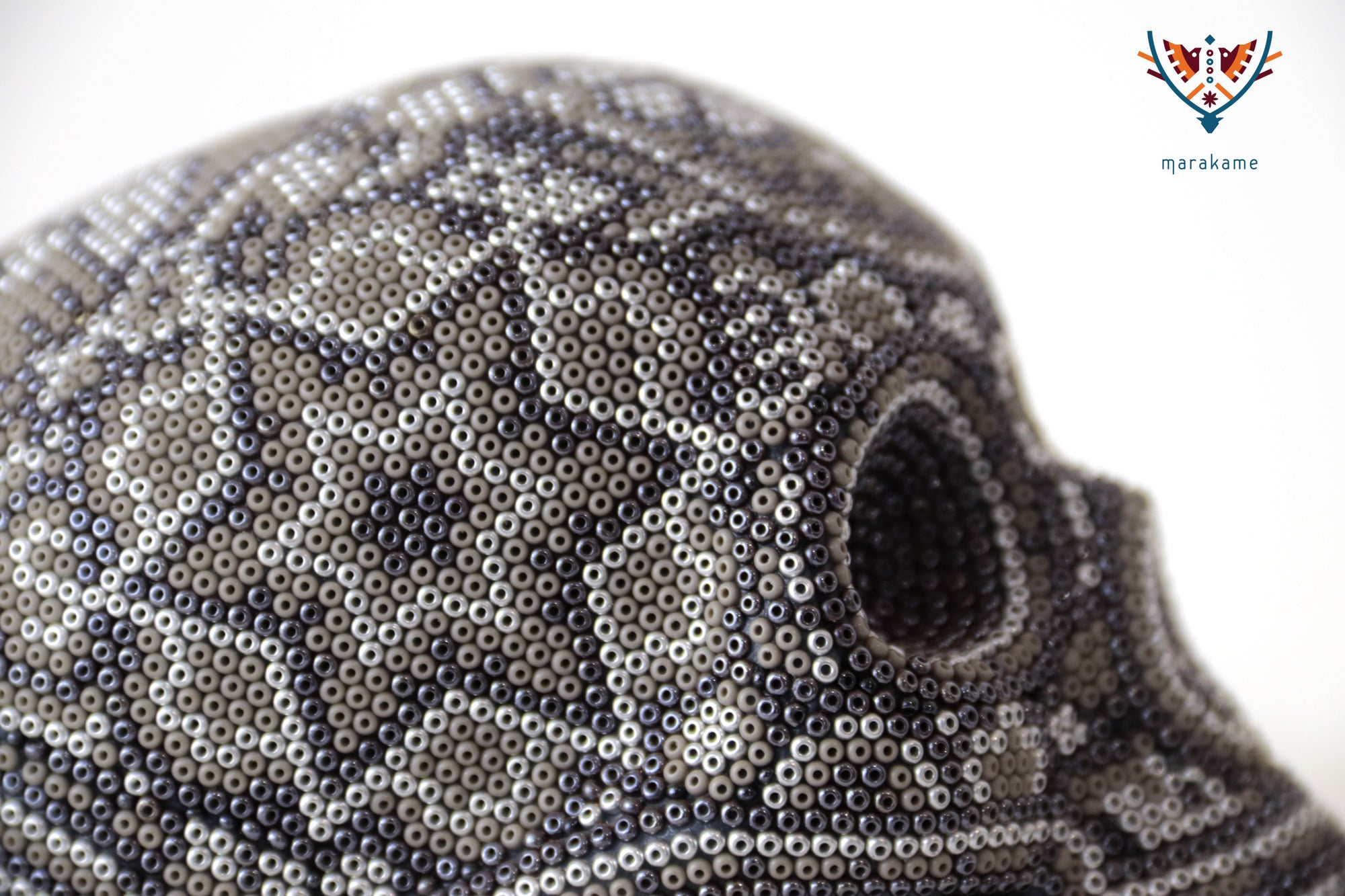 Calavera Huichol Mediana - Eyekame - Ecos de Obsidiana