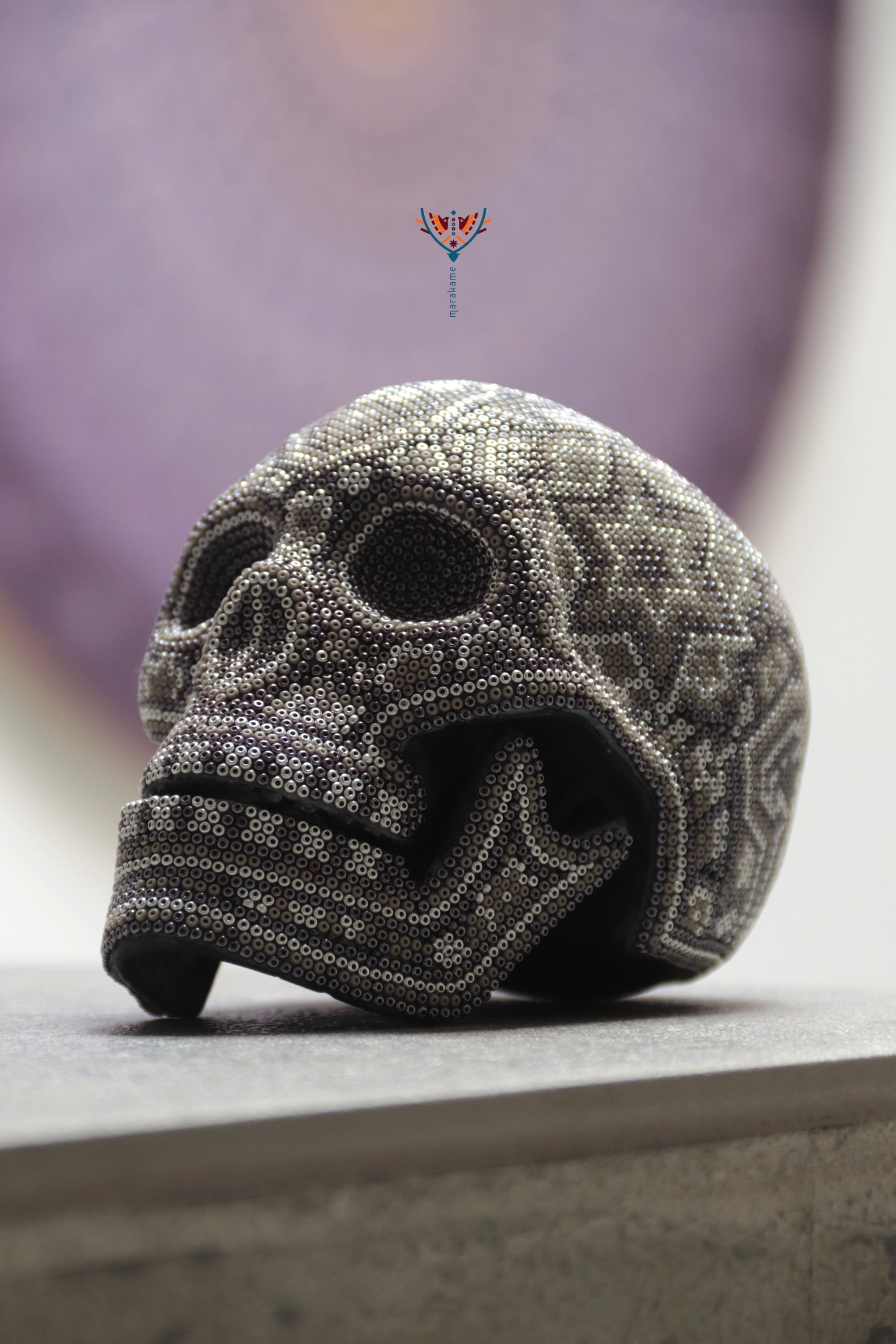 Calavera Huichol Mediana - Eyekame - Ecos de Obsidiana