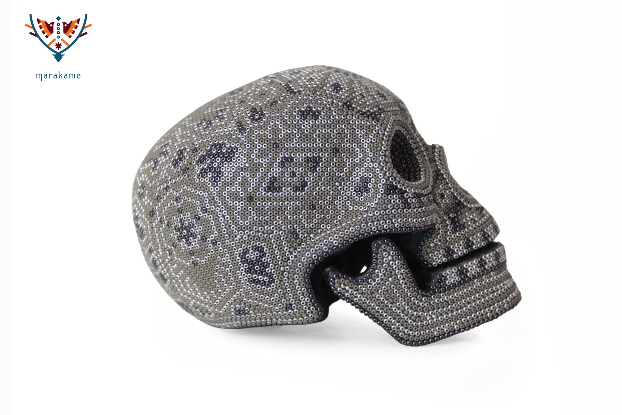 Calavera Huichol Escala Real - Kauyumari - Sendero del Venado Sagrado
