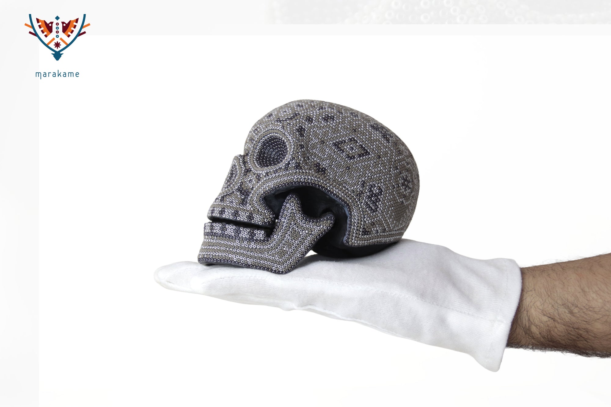 Calavera Huichol Escala Real - Kauyumari - Sendero del Venado Sagrado