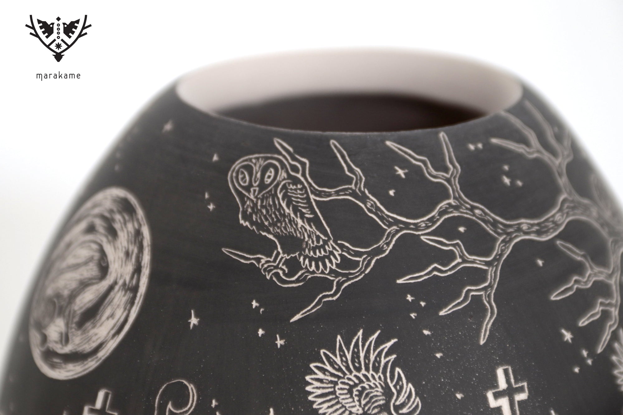 Cerámica de Mata Ortiz - Recuerdo Nocturno - Día de muertos