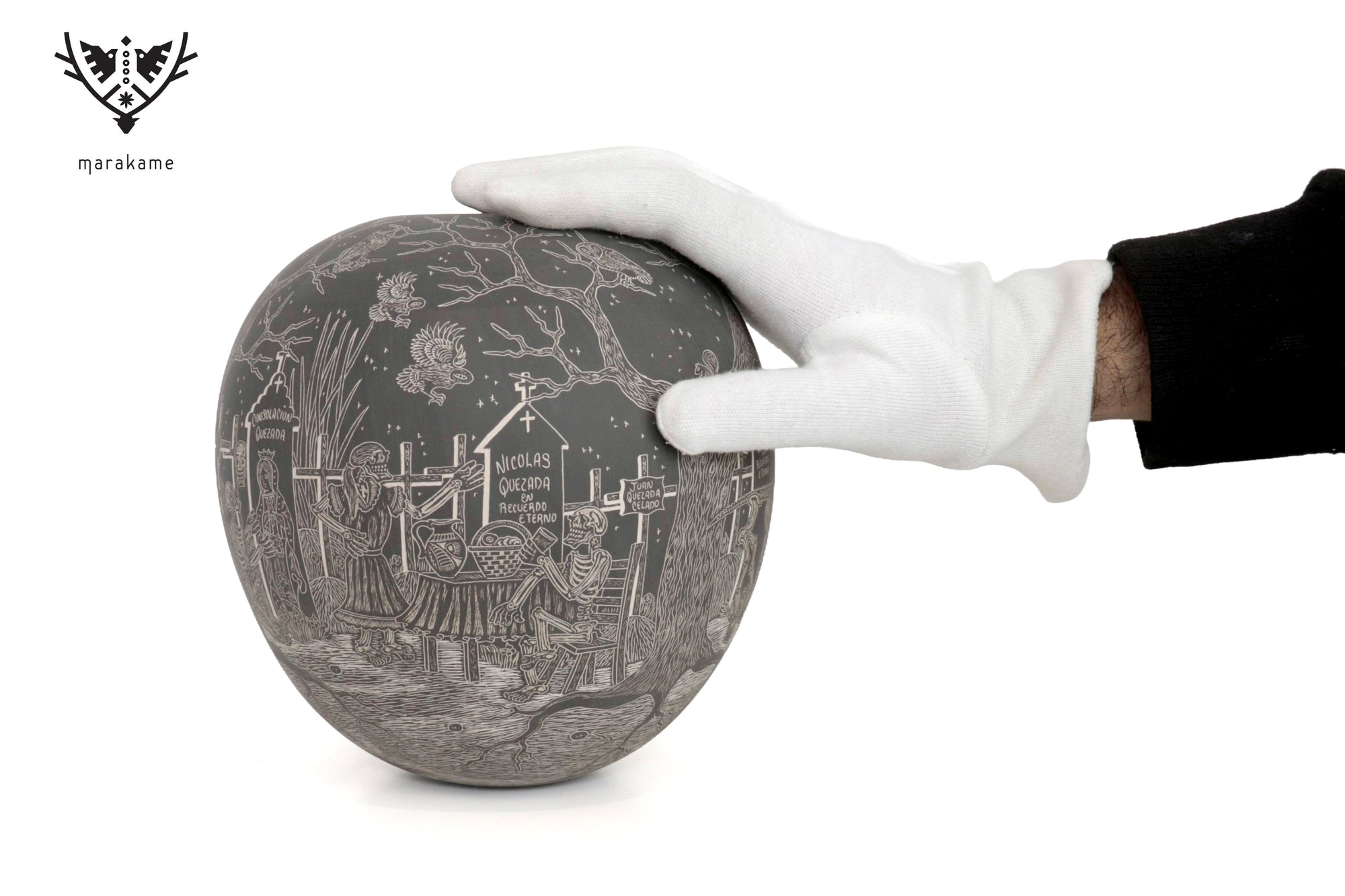 Cerámica de Mata Ortiz - Jinete del Más Allá - Día de muertos