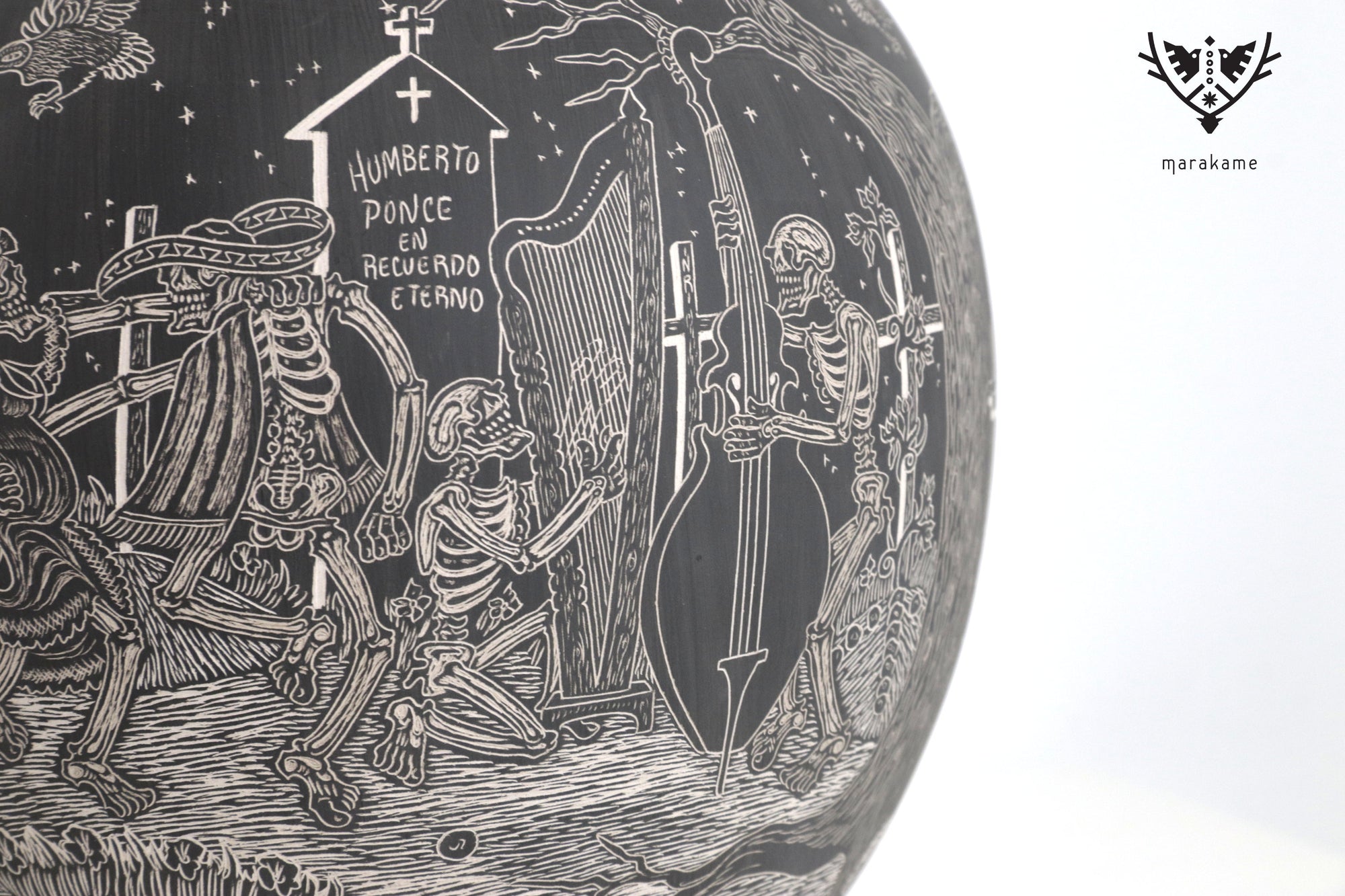 Cerámica de Mata Ortiz - El Ritmo de los Rebeldes - Día de Muertos