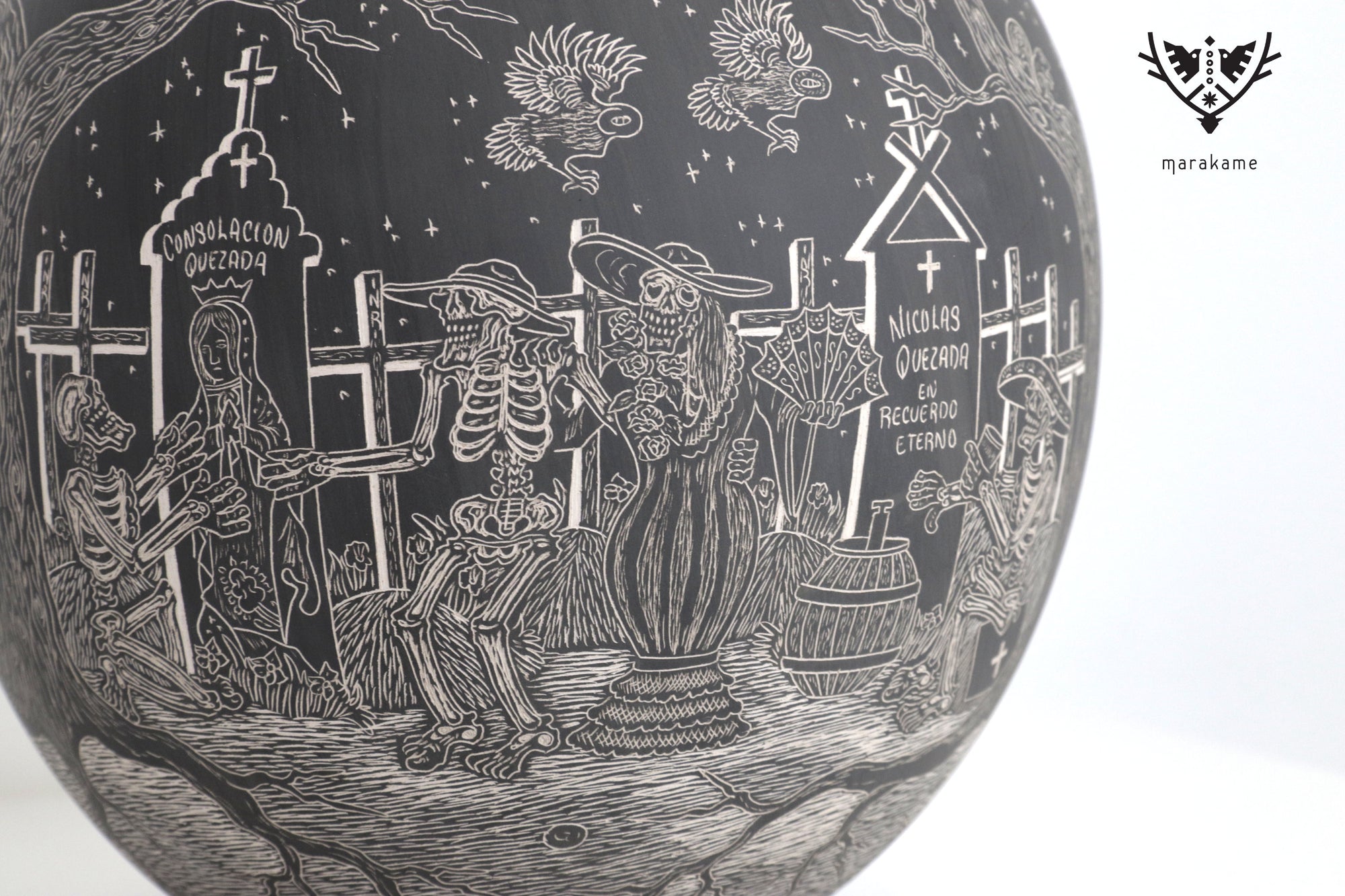 Cerámica de Mata Ortiz - El Ritmo de los Rebeldes - Día de Muertos