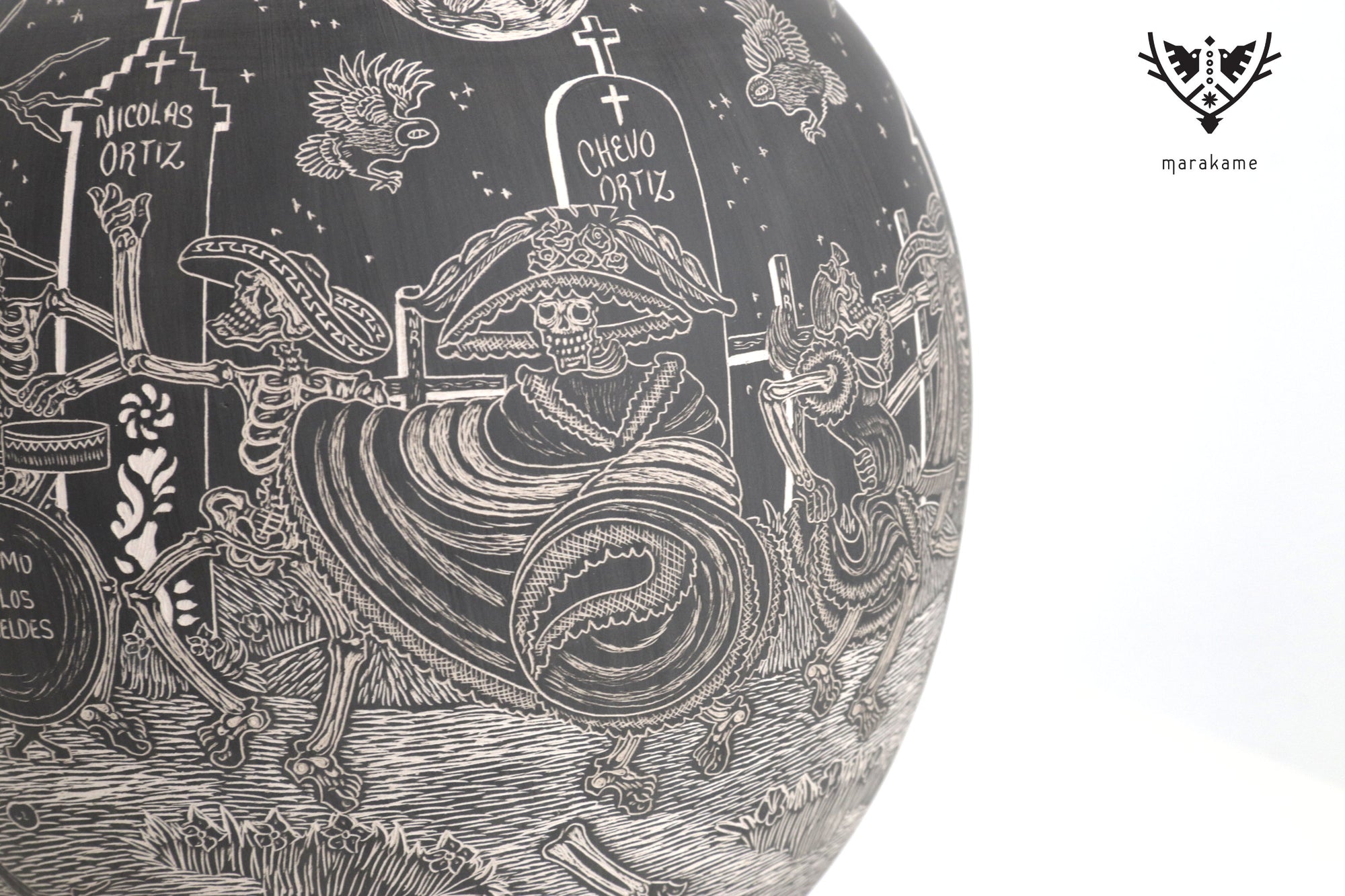 Cerámica de Mata Ortiz - El Ritmo de los Rebeldes - Día de Muertos