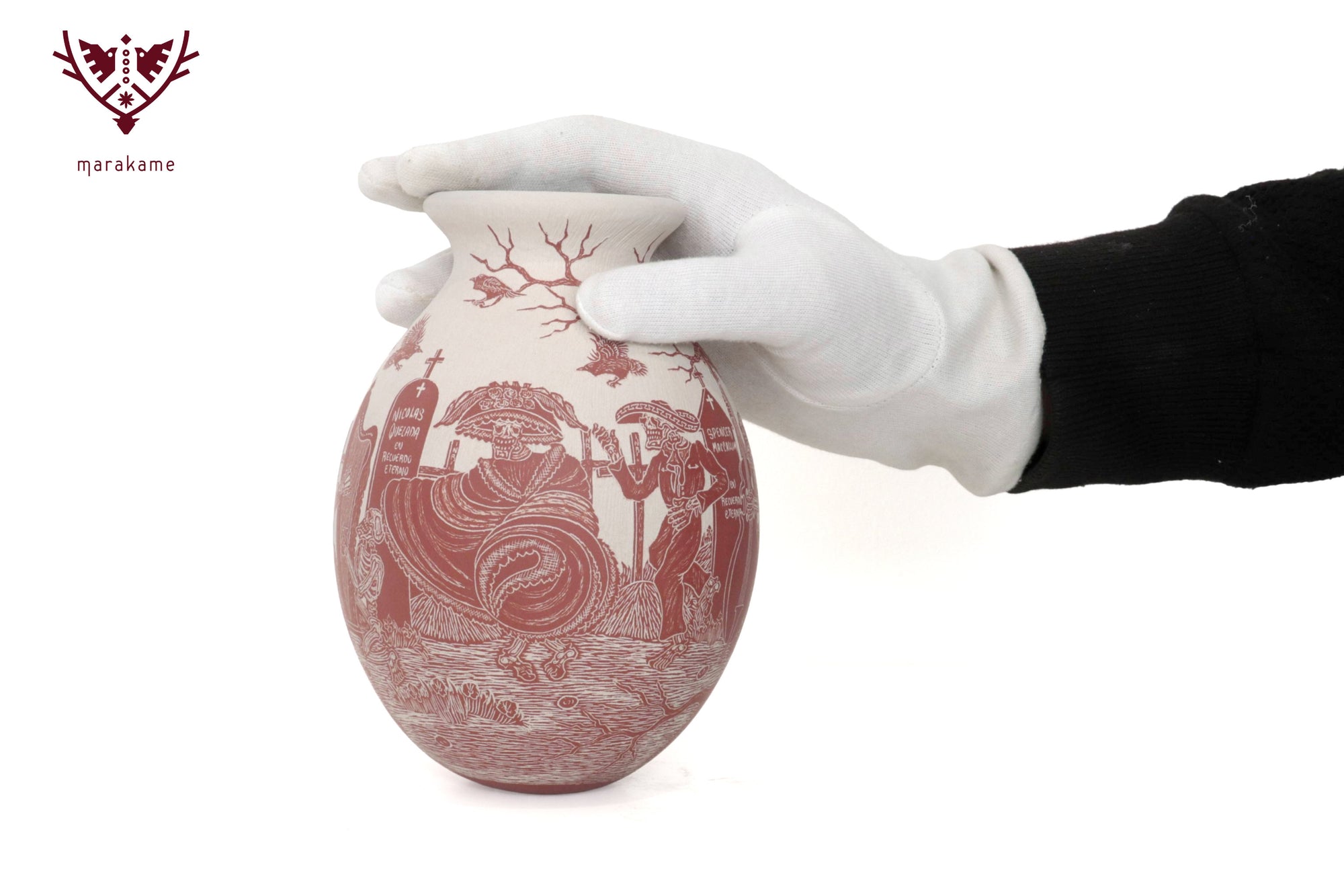 Mata Ortiz Ceramics - Mariachi Calavera - Day of the Dead