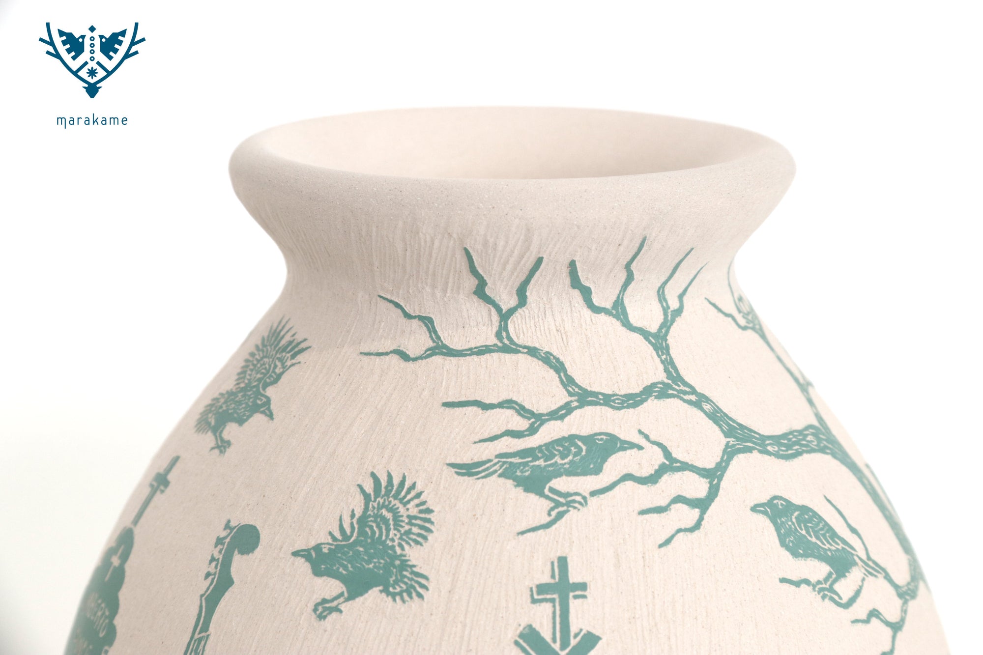 Mata Ortiz Pottery – Green Night in the Cemetery – Day of the Dead