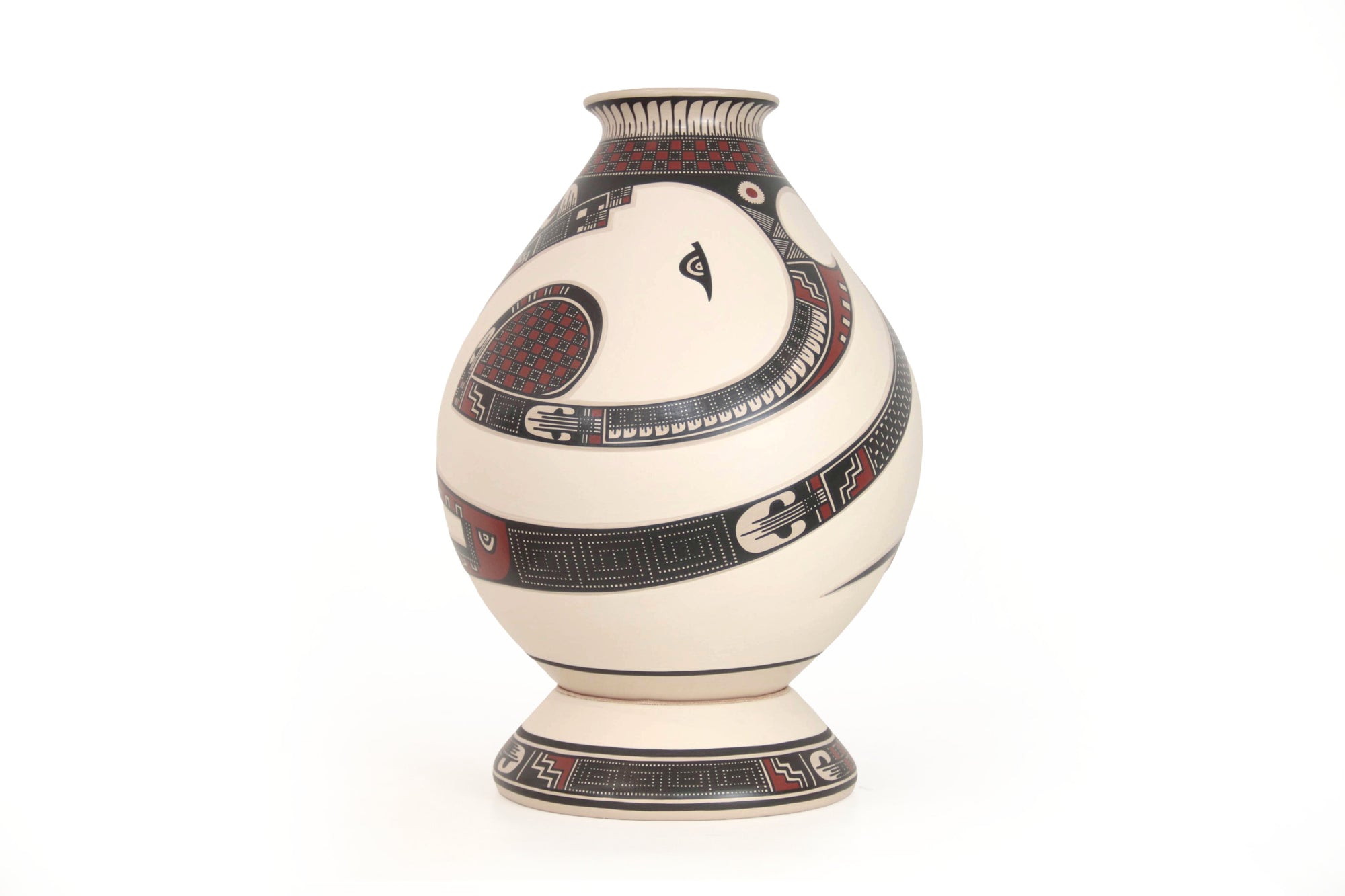 Ceramica de Mata Ortiz - Canto de Arena y Serpiente