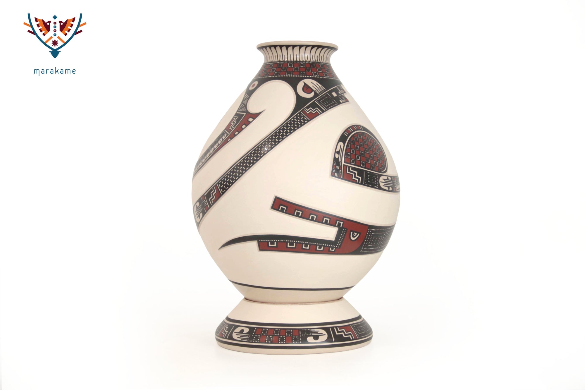 Ceramica de Mata Ortiz - Canto de Arena y Serpiente