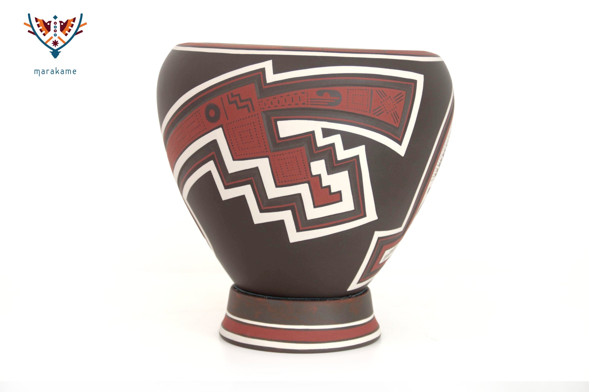 Ceramica de Mata Ortiz - Espiral del Viento de Paquime