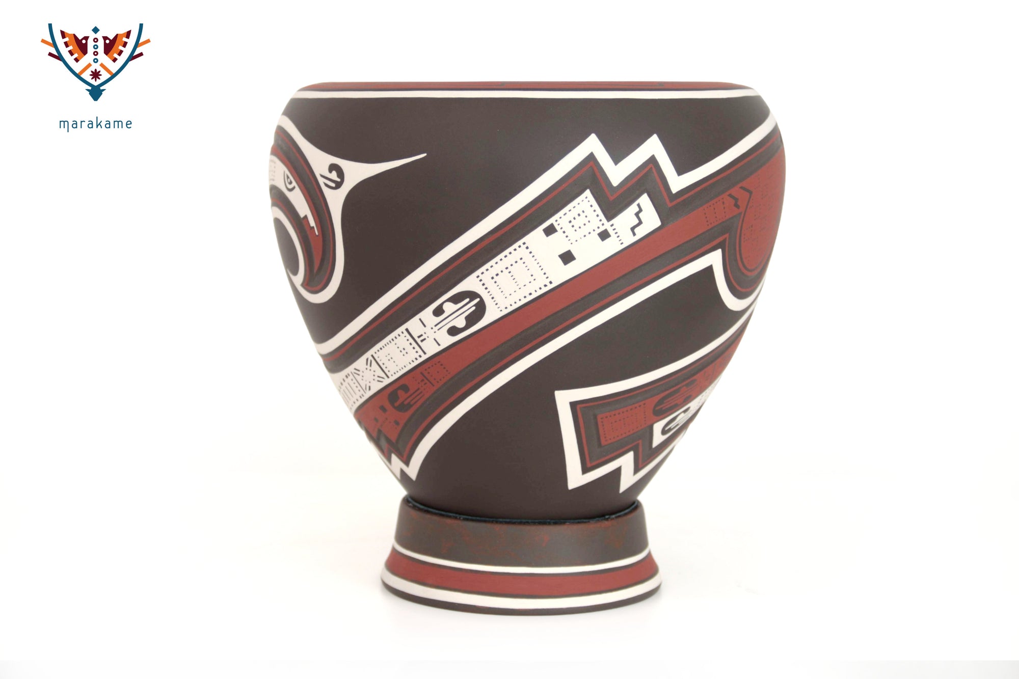 Ceramica de Mata Ortiz - Espiral del Viento de Paquime