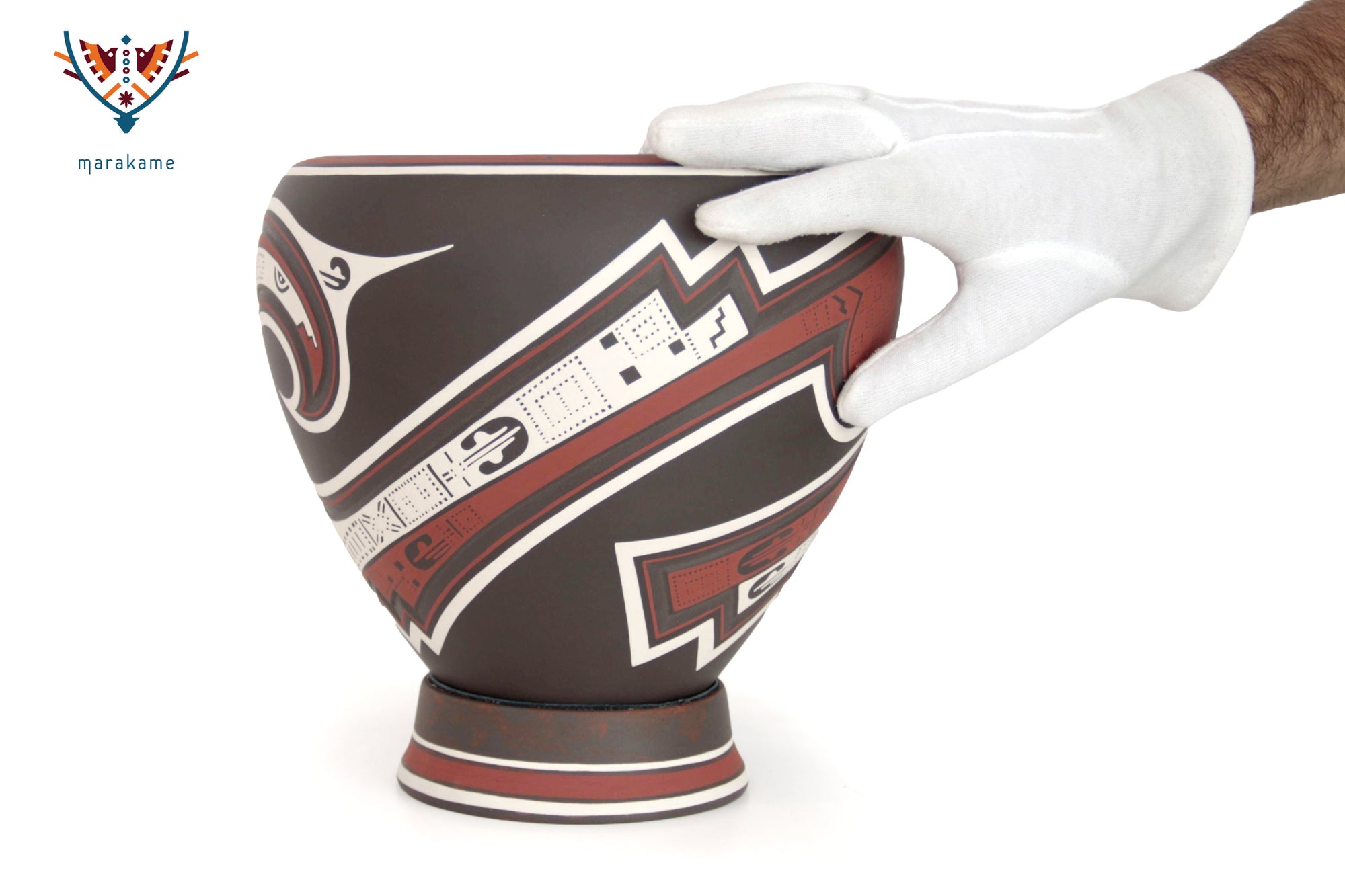 Ceramica de Mata Ortiz - Espiral del Viento de Paquime