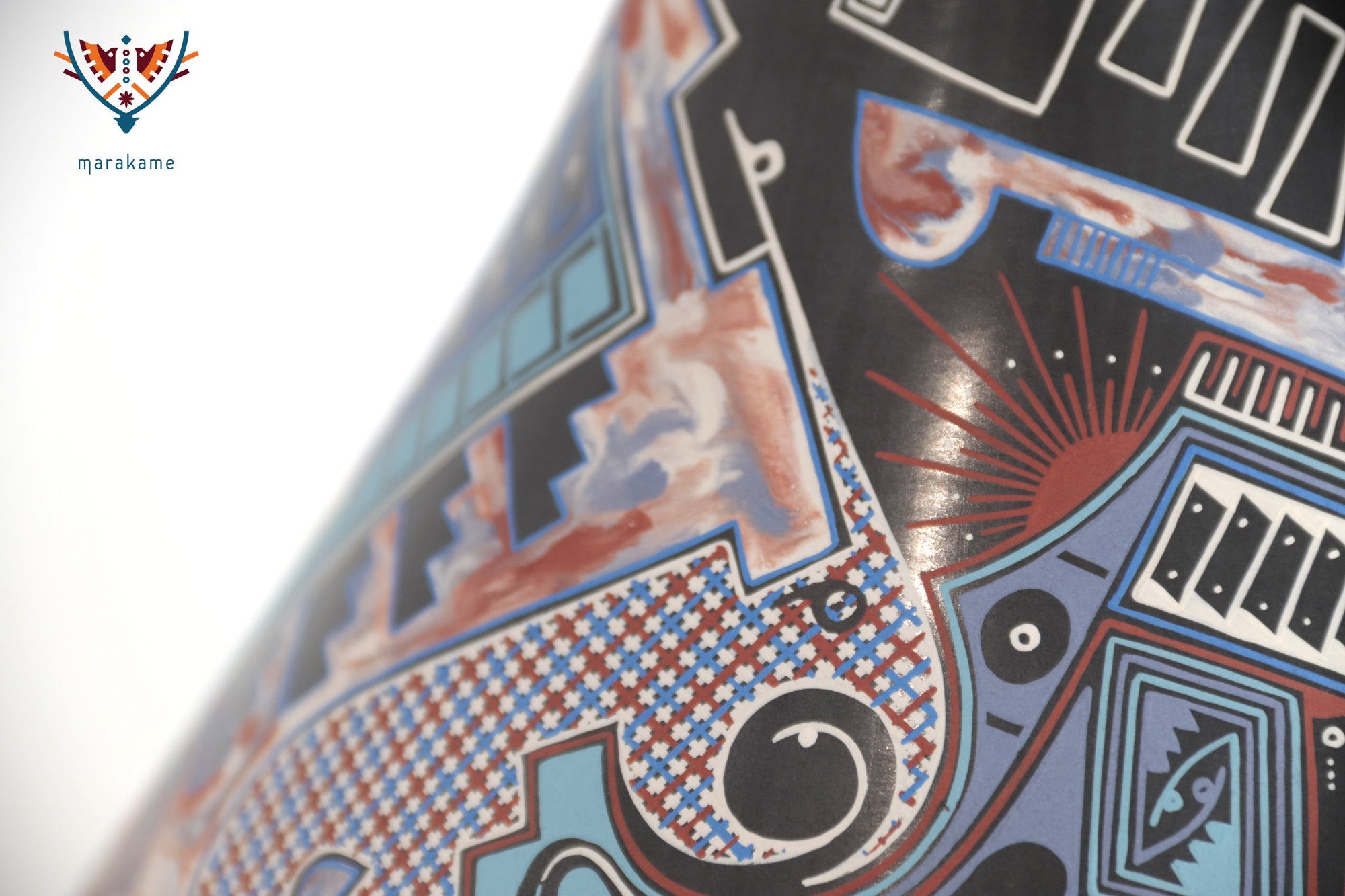 Mata Ortiz Ceramics – Geometrie der Vorfahren in Schwarz und Blau