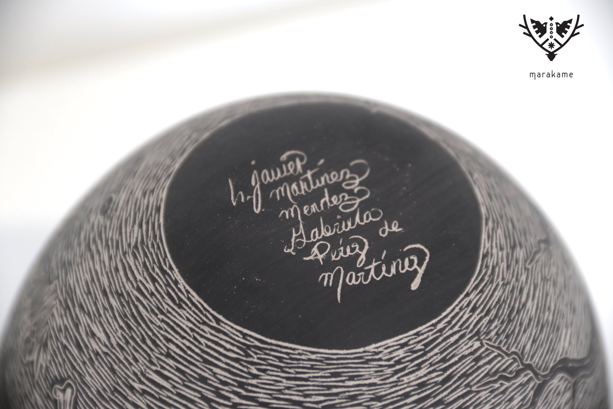 Cerámica de Mata Ortiz - Danza Silente Bajo la Luna - Día de muertos