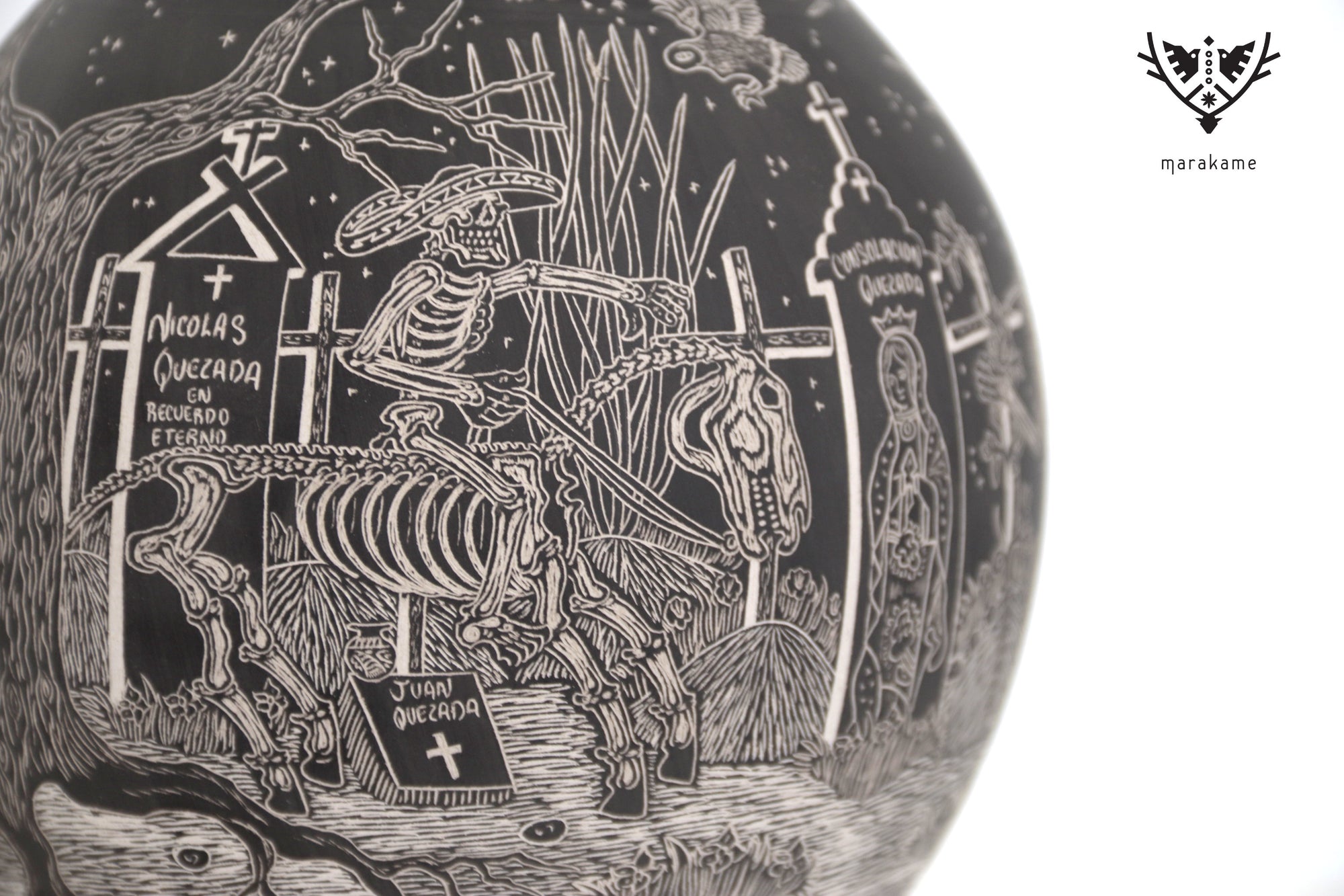 Cerámica de Mata Ortiz - Cabalgata del Último Viaje - Día de muertos