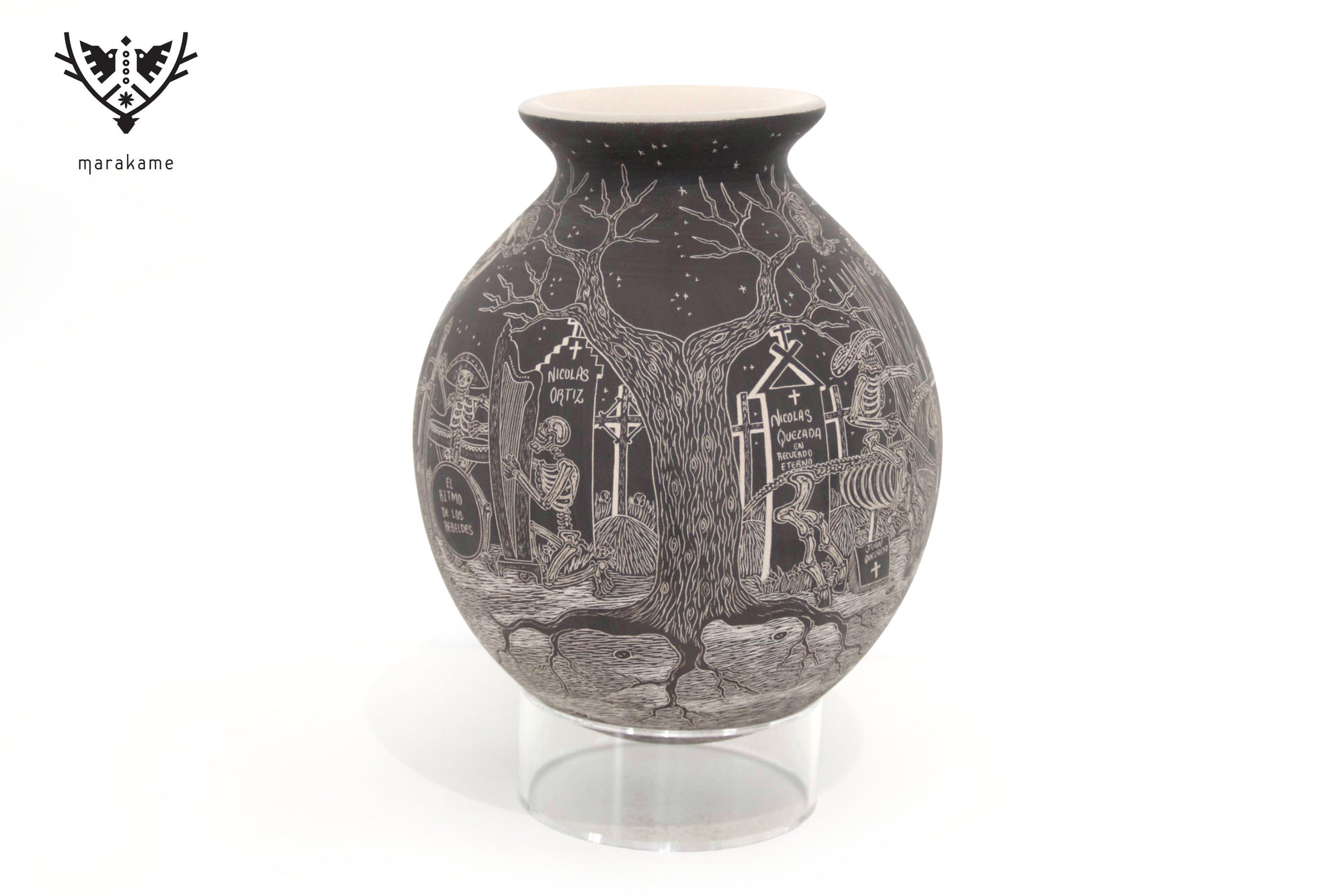 Cerámica de Mata Ortiz - Cabalgata del Último Viaje - Día de muertos