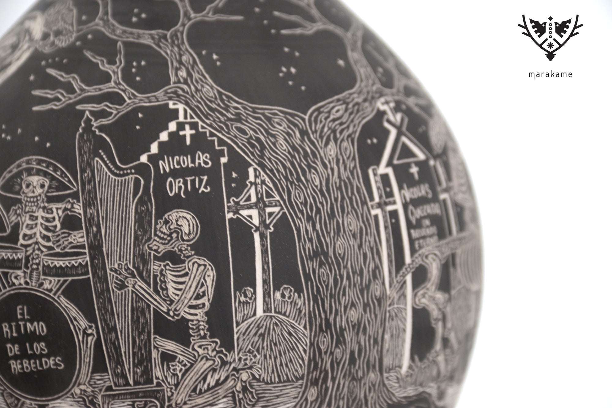 Cerámica de Mata Ortiz - Cabalgata del Último Viaje - Día de muertos