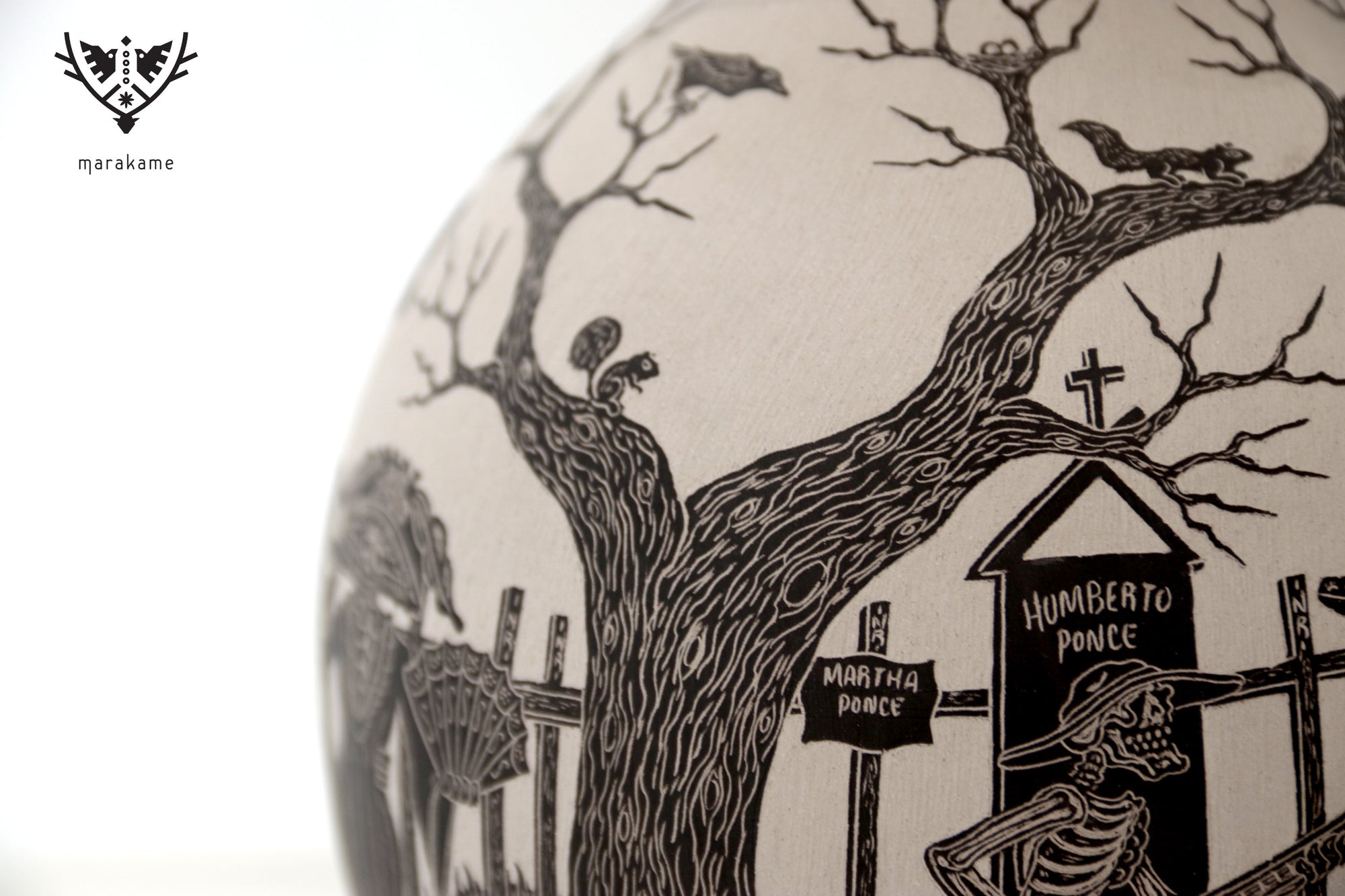 Cerámica de Mata Ortiz - El Umbral del Silencio - Día de muertos