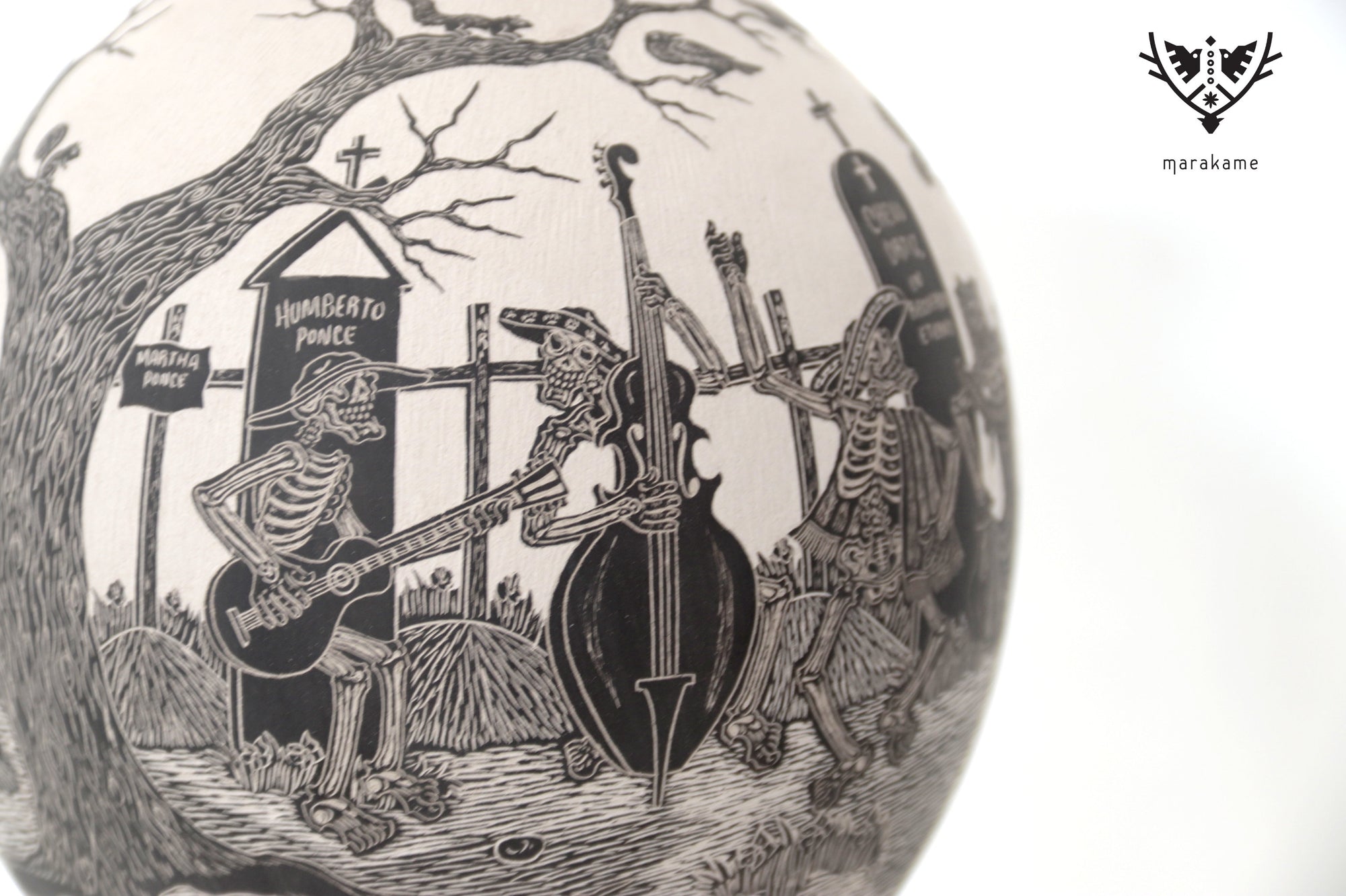 Cerámica de Mata Ortiz - El Umbral del Silencio - Día de muertos