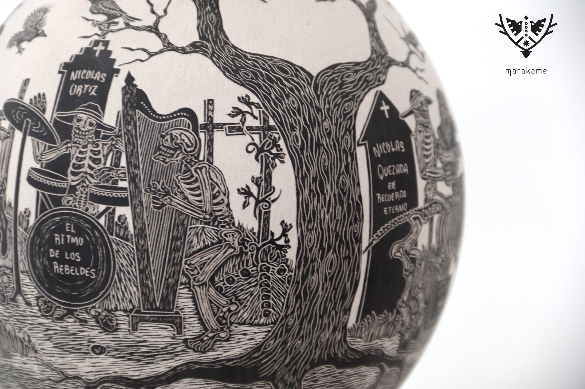 Cerámica de Mata Ortiz - El Umbral del Silencio - Día de muertos