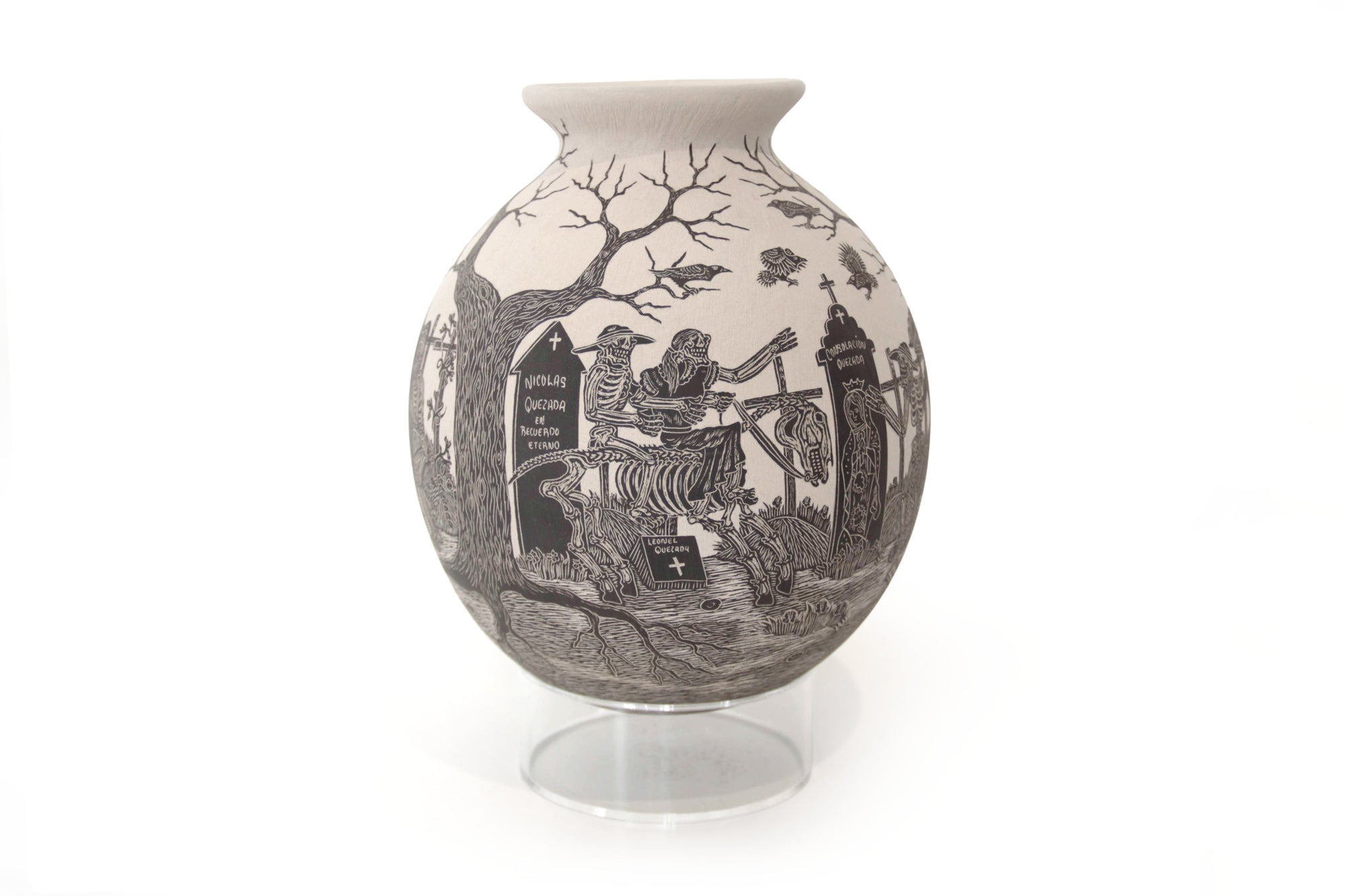 Cerámica de Mata Ortiz - El Umbral del Silencio - Día de muertos