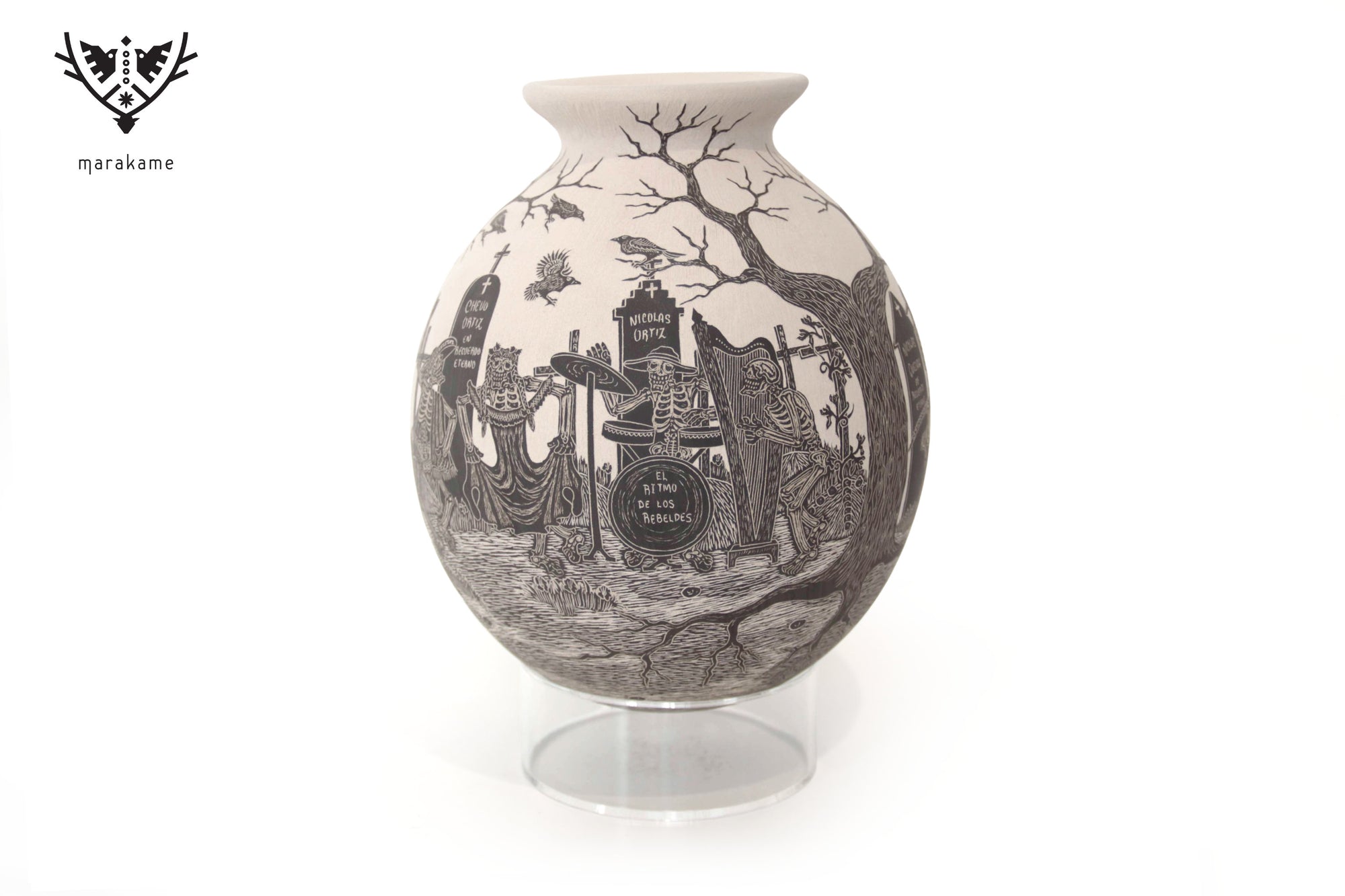 Cerámica de Mata Ortiz - El Umbral del Silencio - Día de muertos