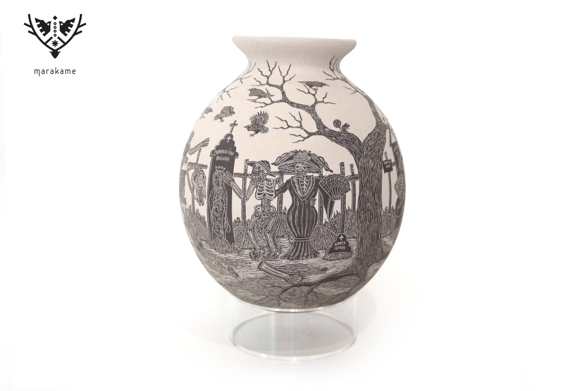 Cerámica de Mata Ortiz - El Umbral del Silencio - Día de muertos