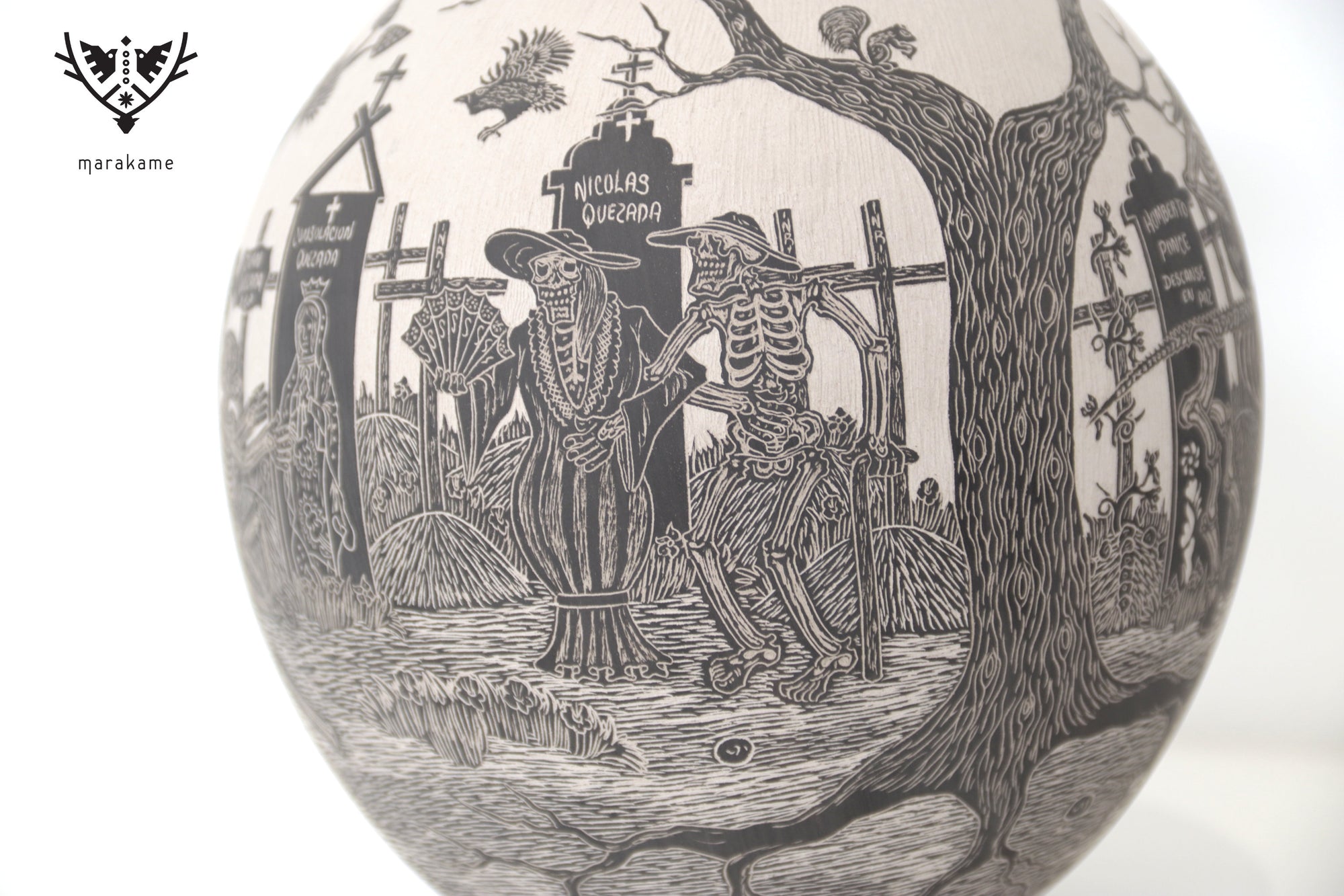 Cerámica de Mata Ortiz - Réquiem del Caminante - Día de muertos