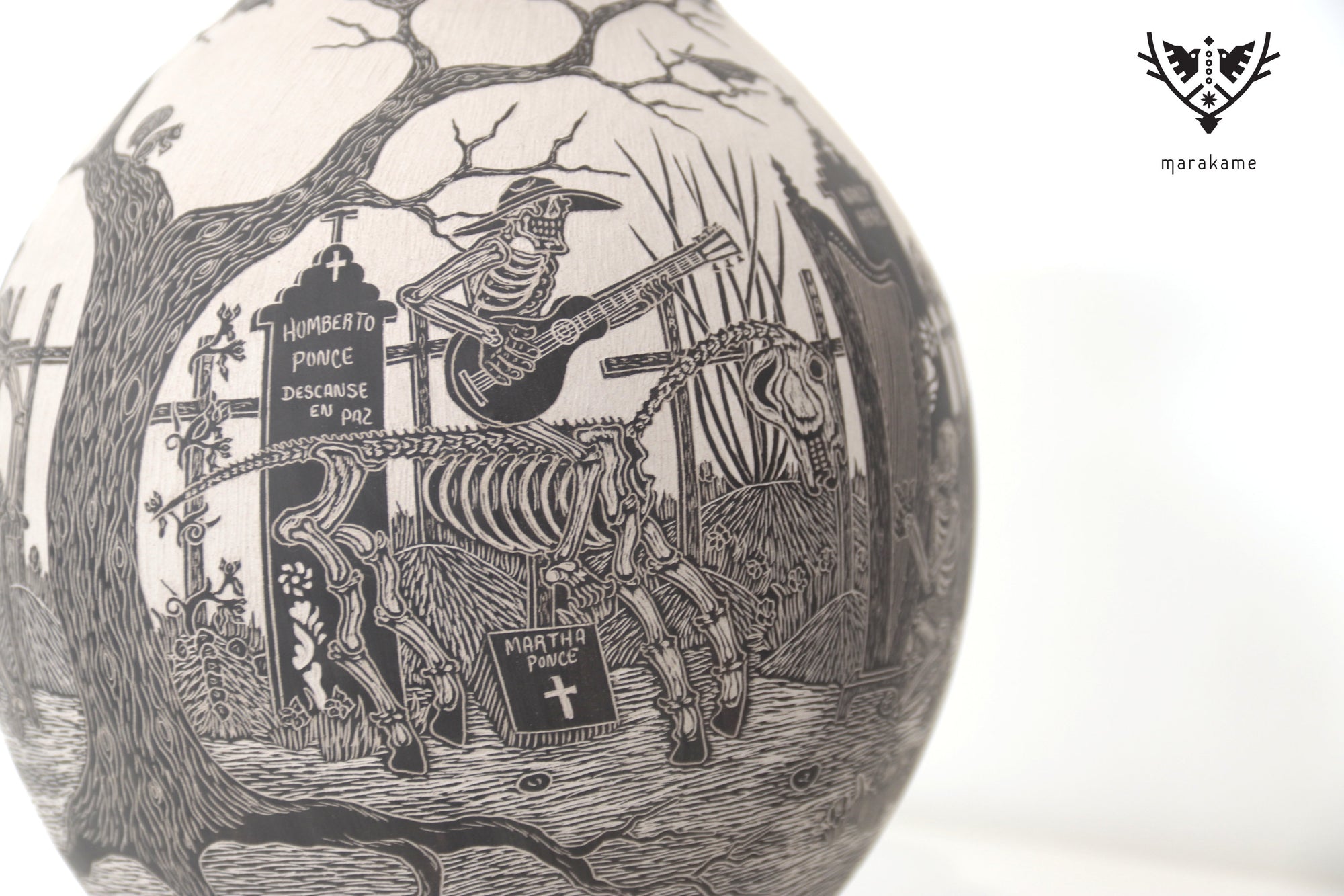 Cerámica de Mata Ortiz - Réquiem del Caminante - Día de muertos