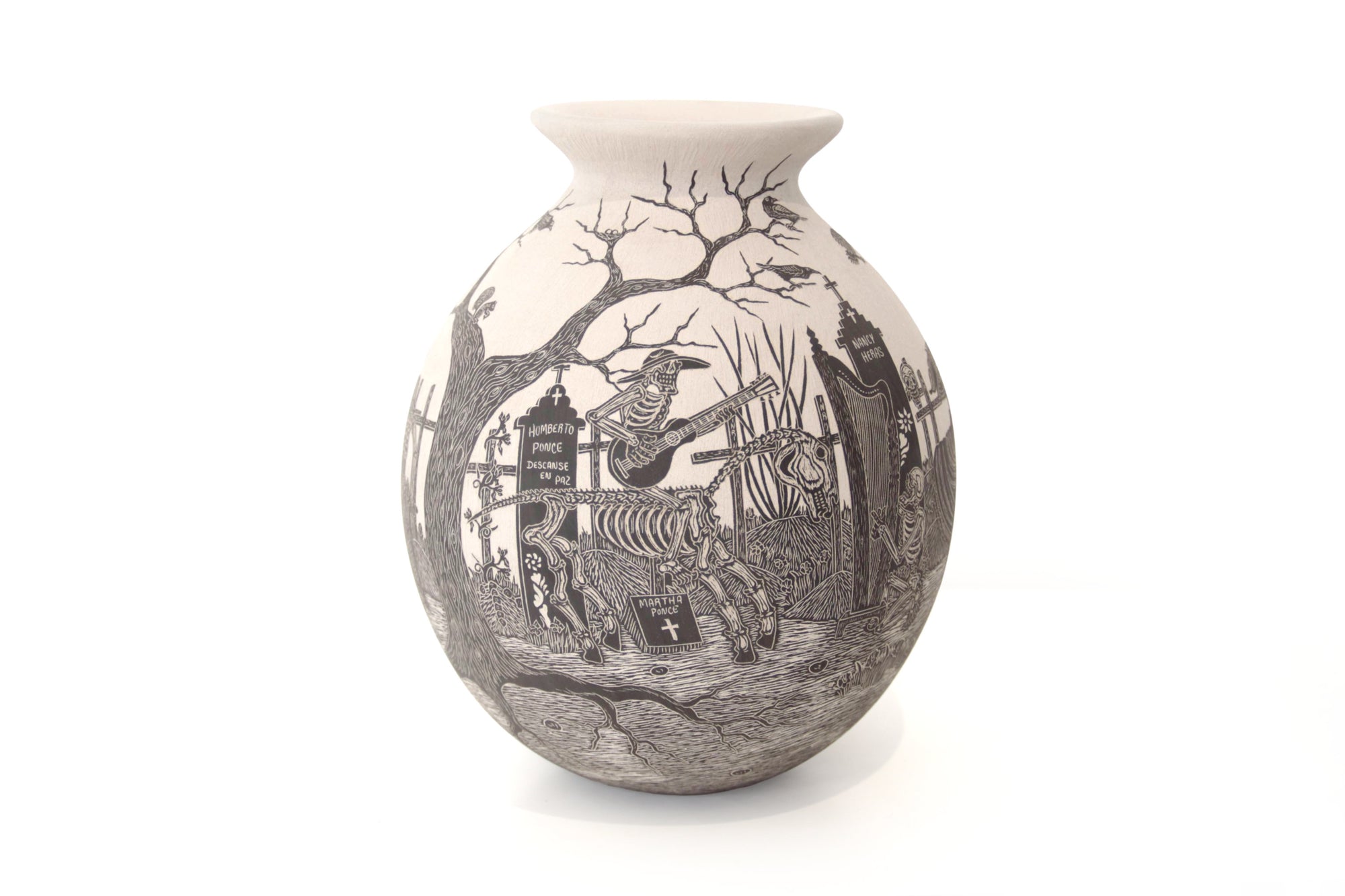 Cerámica de Mata Ortiz - Réquiem del Caminante - Día de muertos