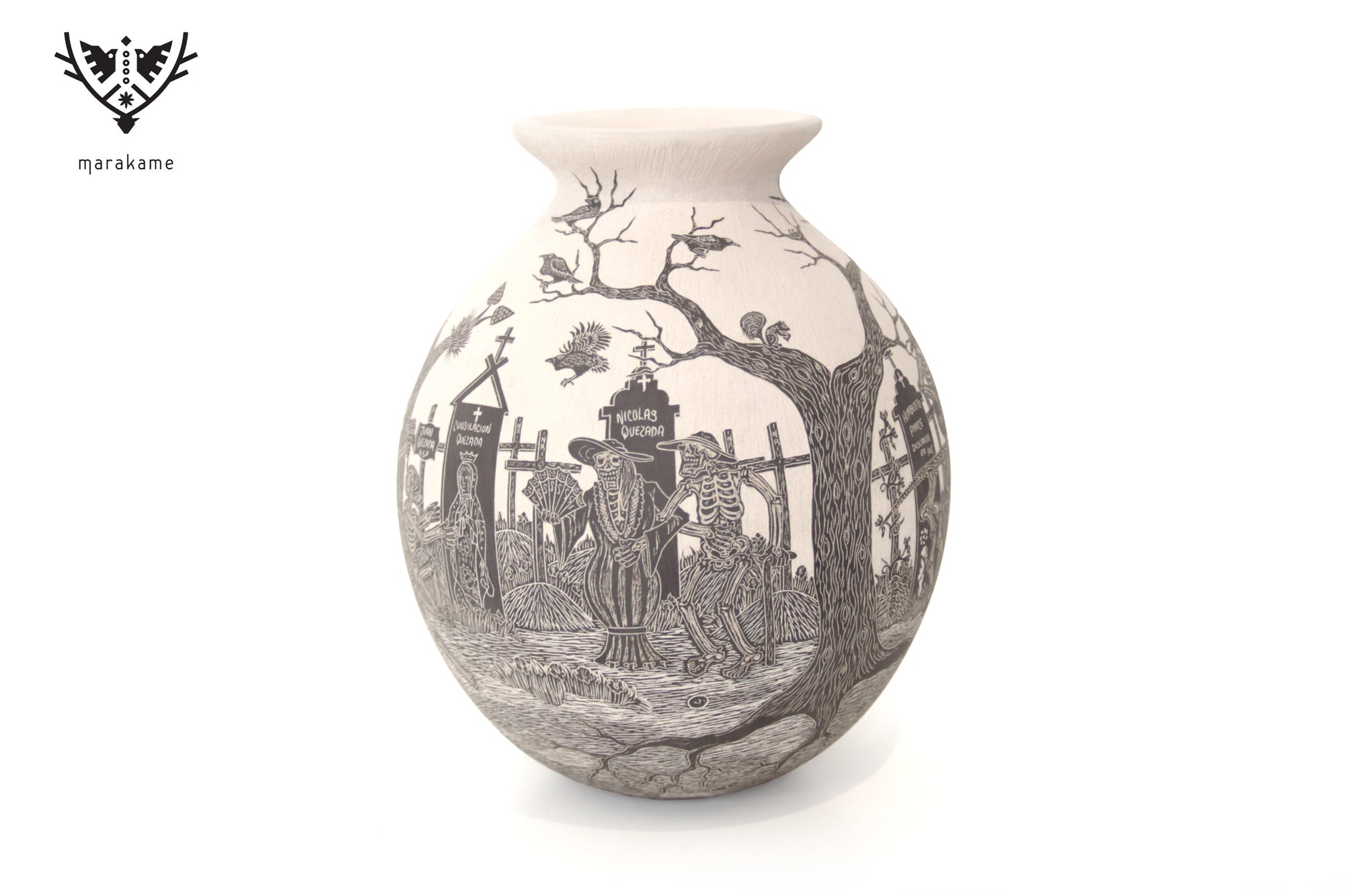 Cerámica de Mata Ortiz - Réquiem del Caminante - Día de muertos