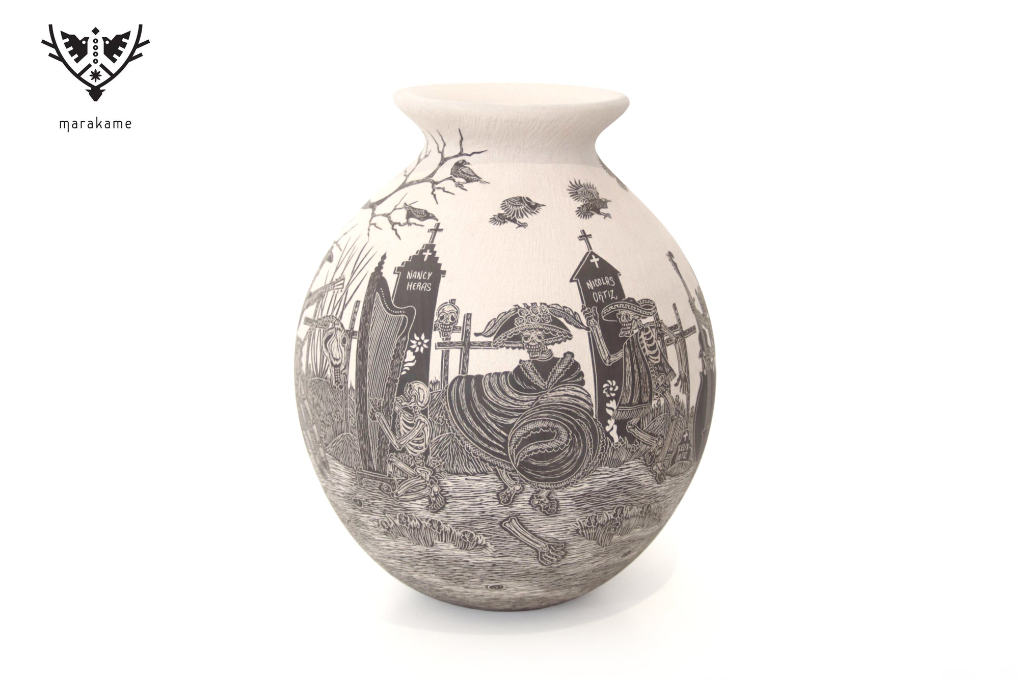Cerámica de Mata Ortiz - Réquiem del Caminante - Día de muertos