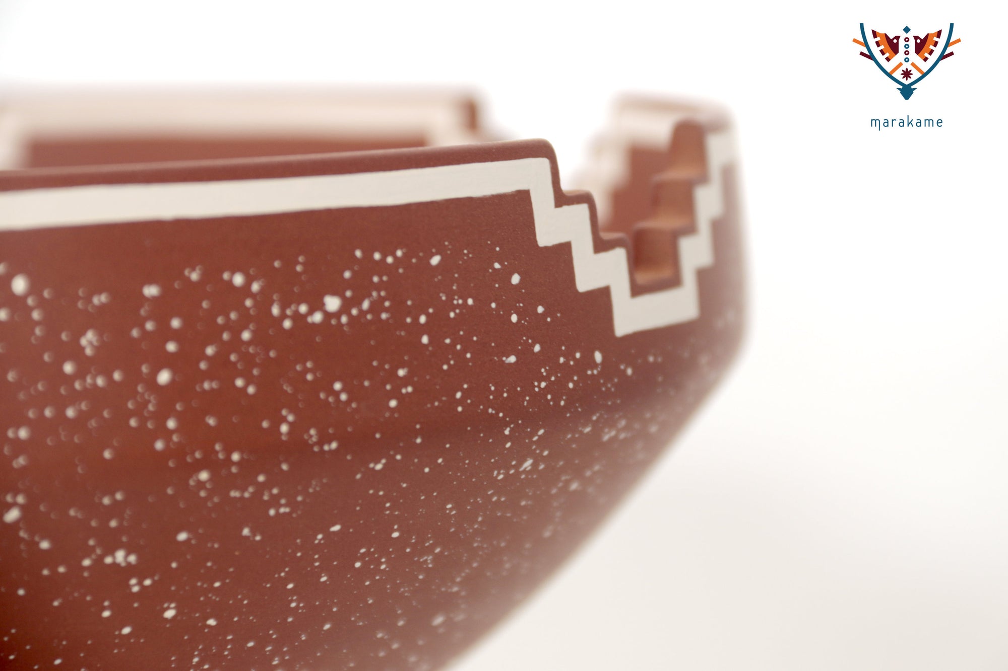 Cerámica de Mata Ortiz - Plato - Serpiente de la Montaña Roja