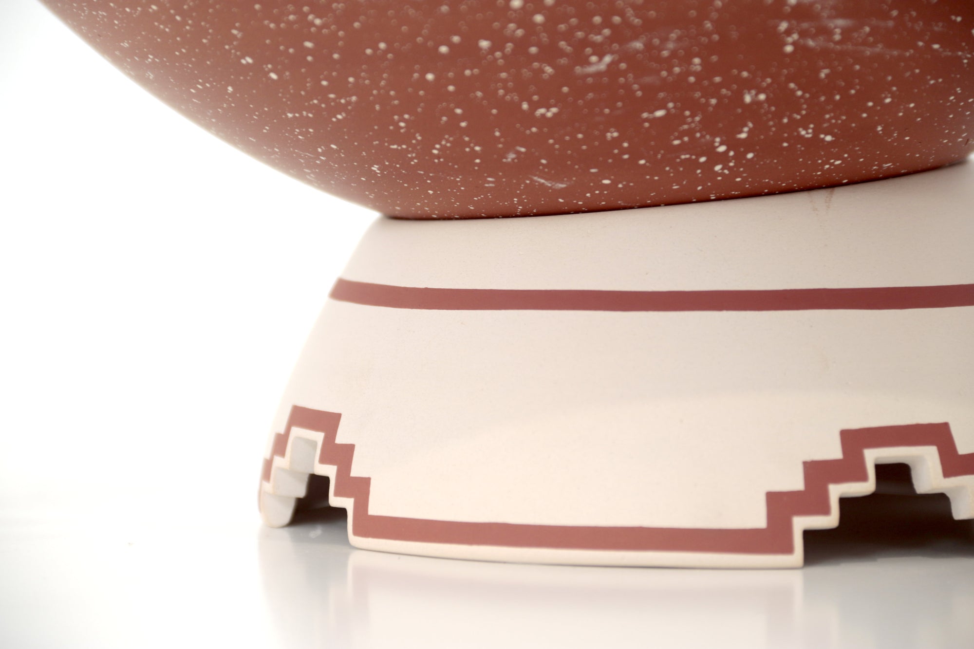 Cerámica de Mata Ortiz - Plato - Serpiente de la Montaña Roja