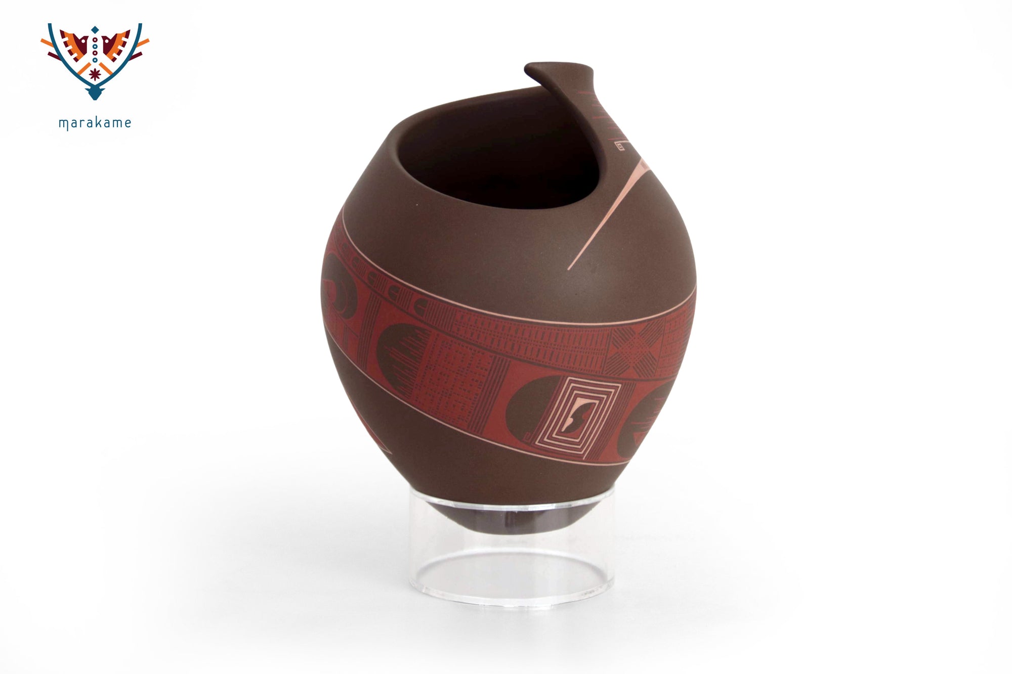 Mata Ortiz Ceramics – Rote Sonnenfinsternis in Bewegung