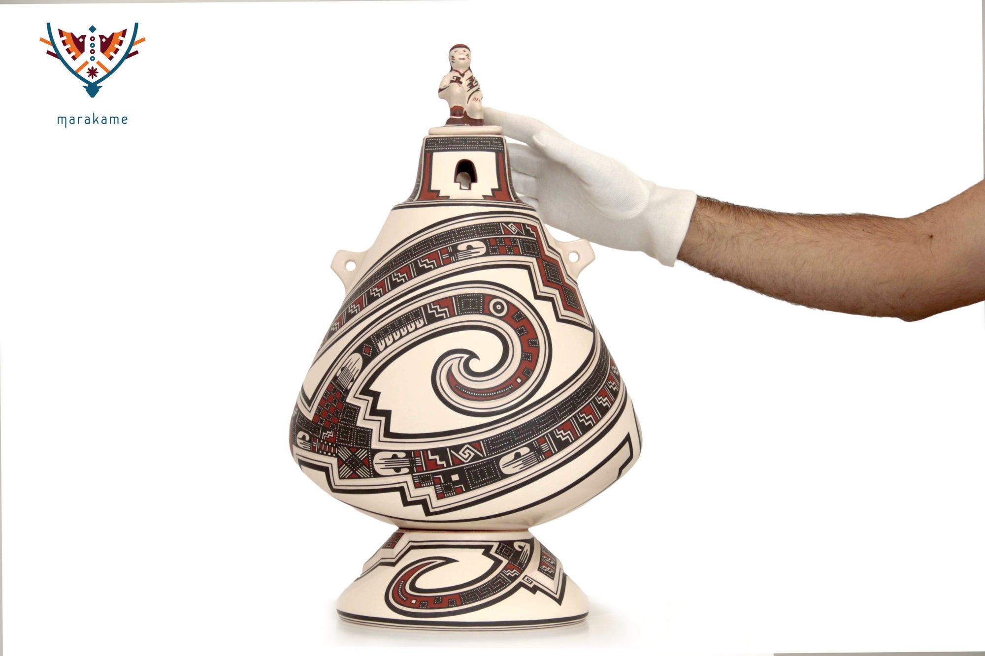 Cerámica de Mata Ortiz - Espiral Contemporanea