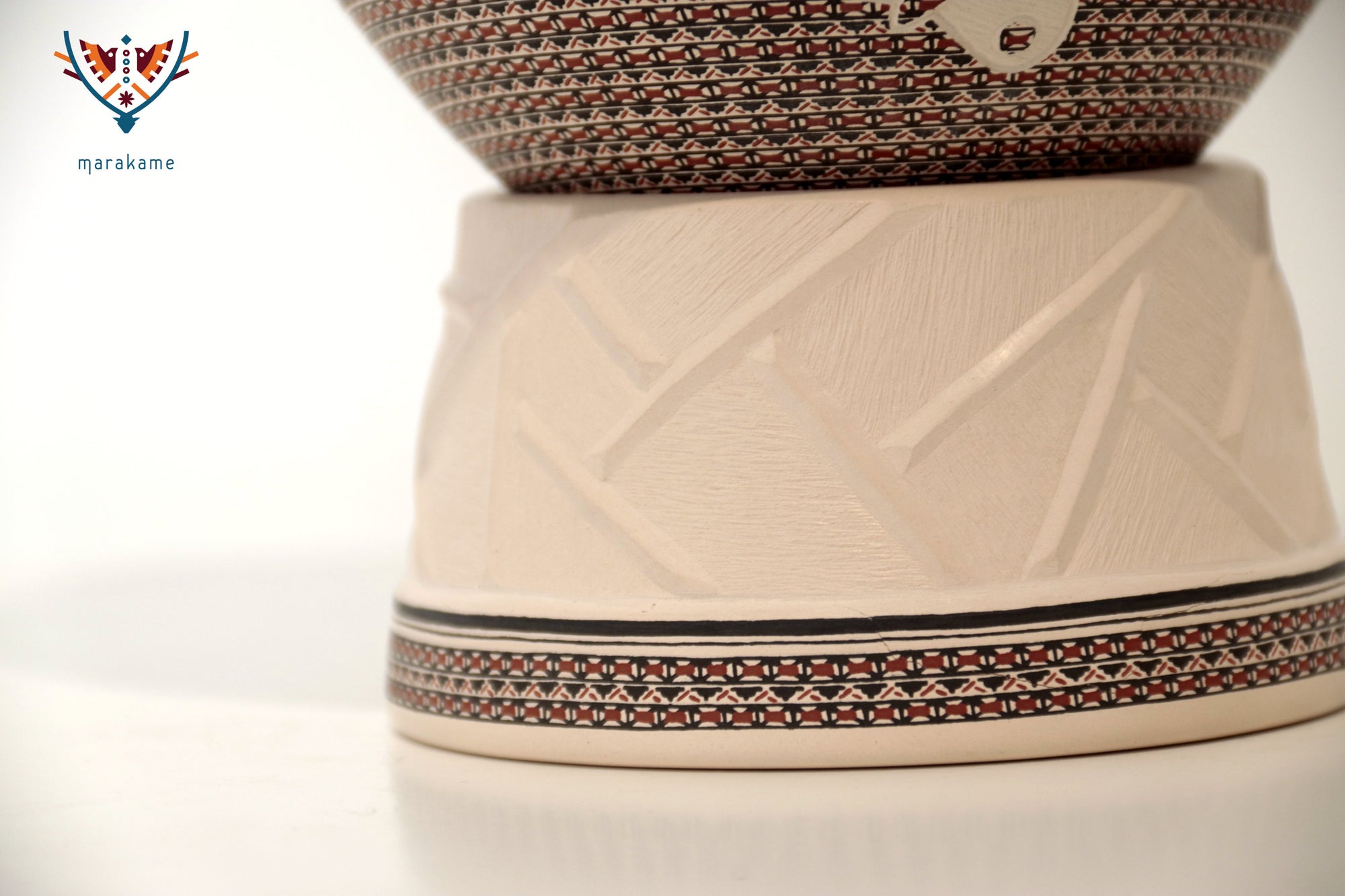 Cerámica de Mata Ortiz - Fósil de Mariposa - Obra premiada