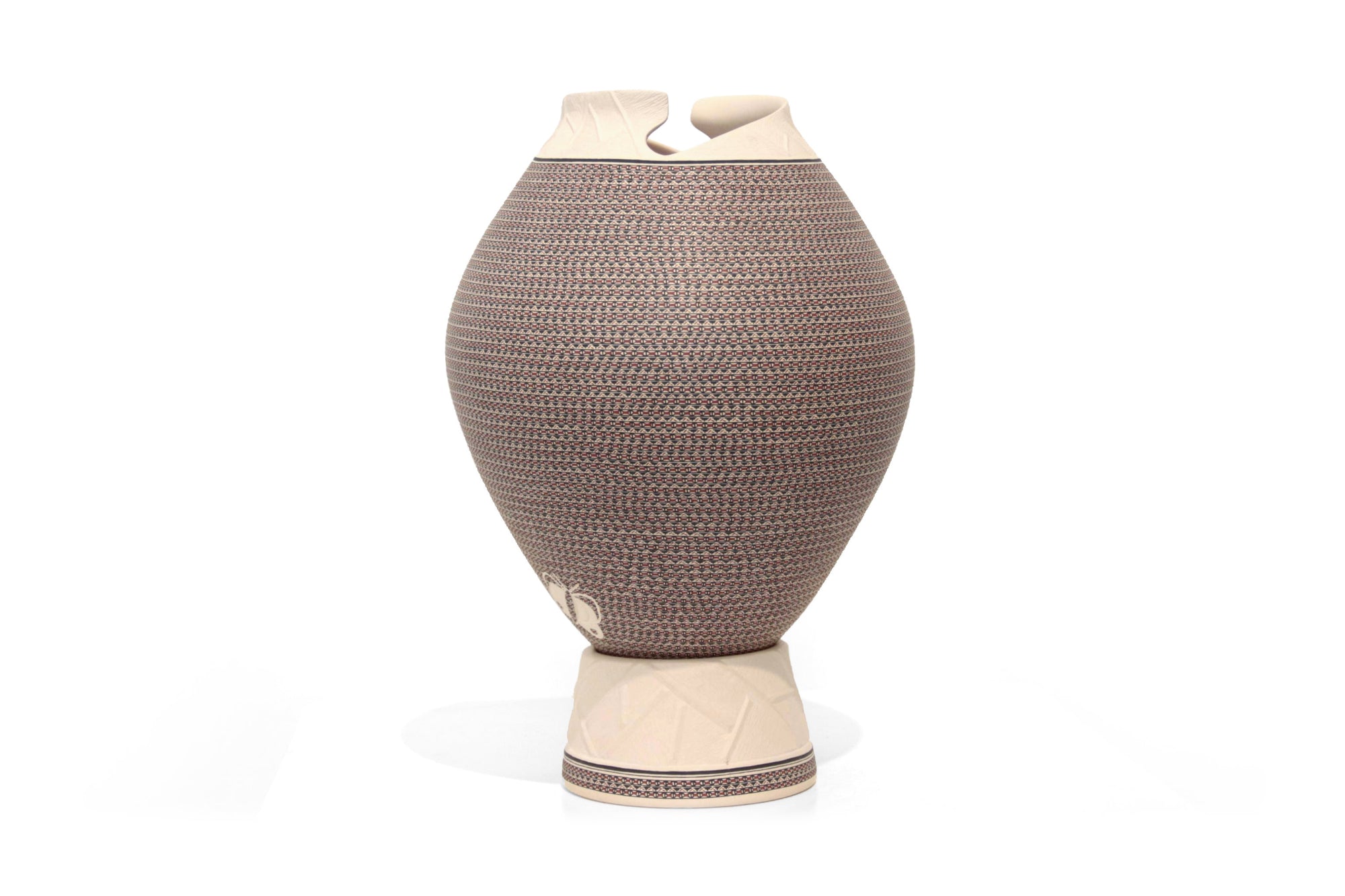 Cerámica de Mata Ortiz - Fósil de Mariposa - Obra premiada