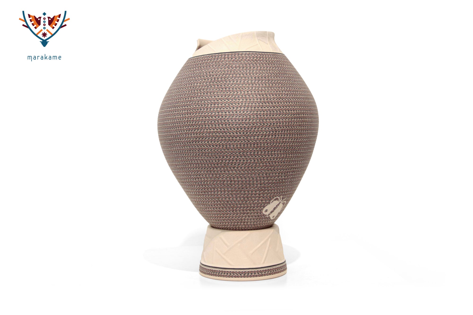 Cerámica de Mata Ortiz - Fósil de Mariposa - Obra premiada