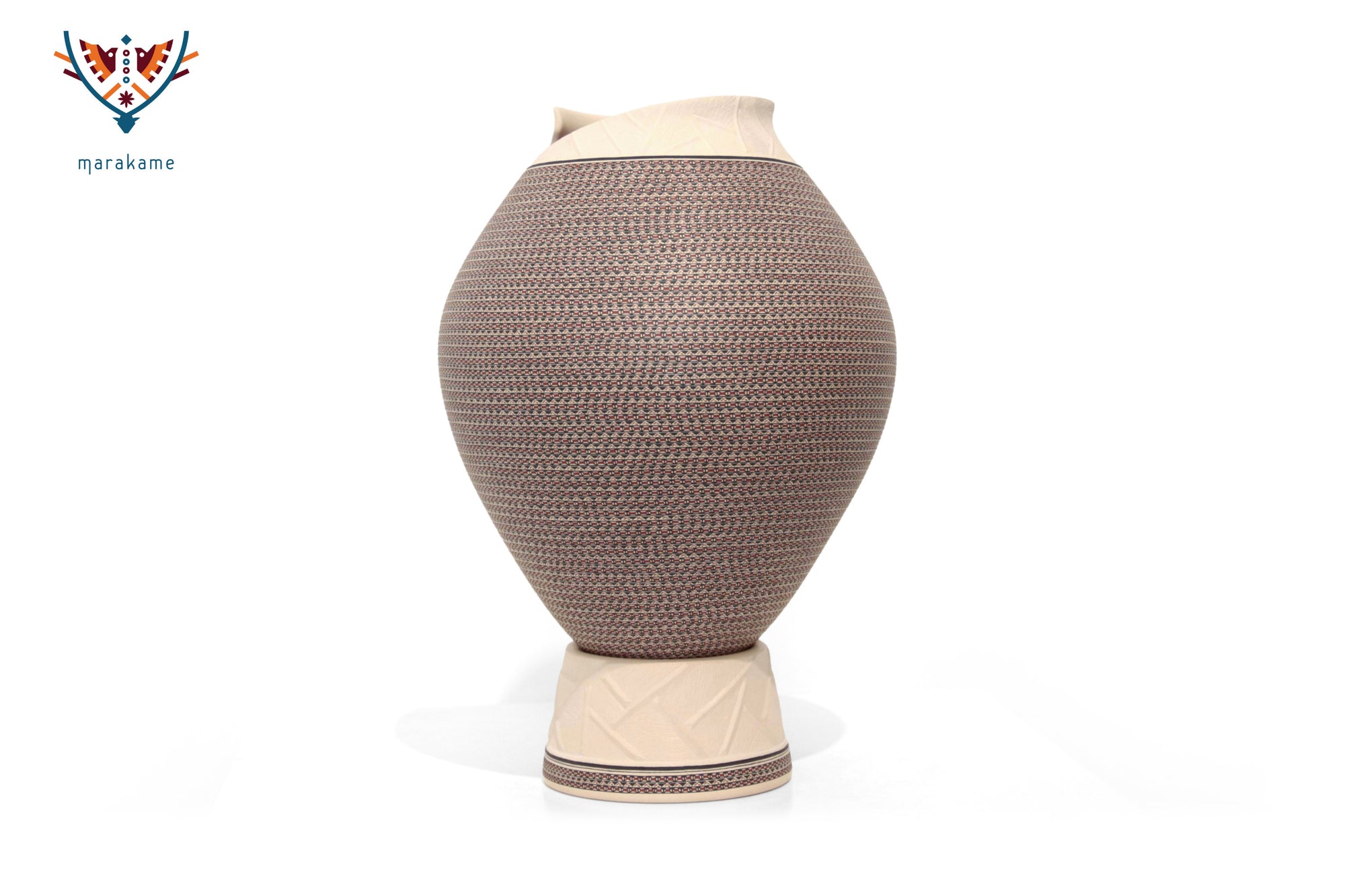 Cerámica de Mata Ortiz - Fósil de Mariposa - Obra premiada