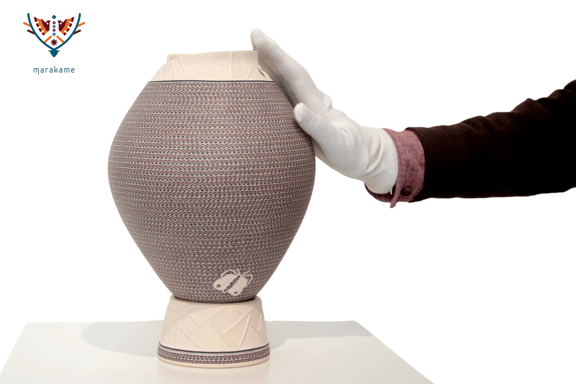 Cerámica de Mata Ortiz - Fósil de Mariposa - Obra premiada