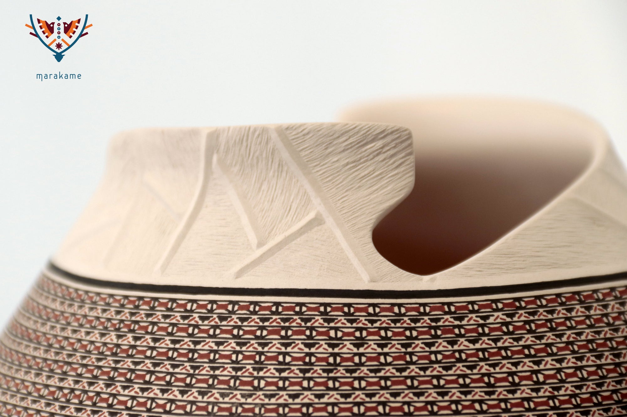 Cerámica de Mata Ortiz - Fósil de Mariposa - Obra premiada