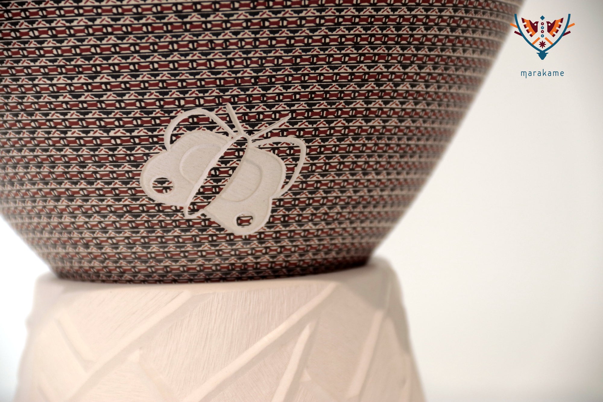 Cerámica de Mata Ortiz - Fósil de Mariposa - Obra premiada