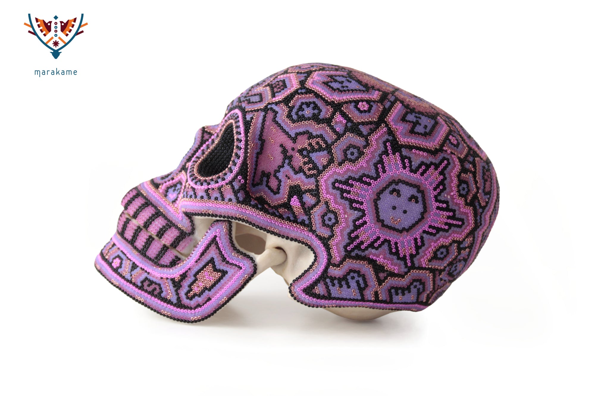 Calavera huichol escala real - Tatewari