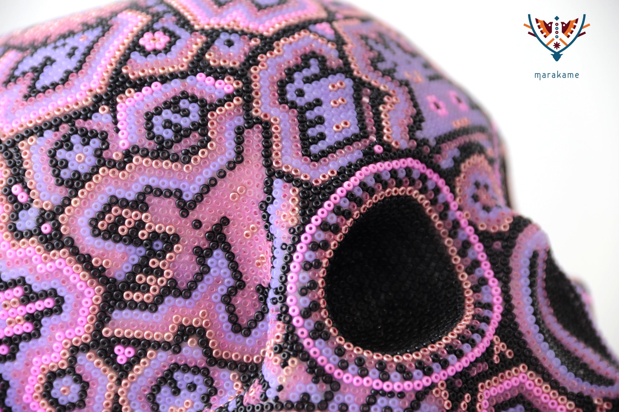 Calavera huichol escala real - Tatewari