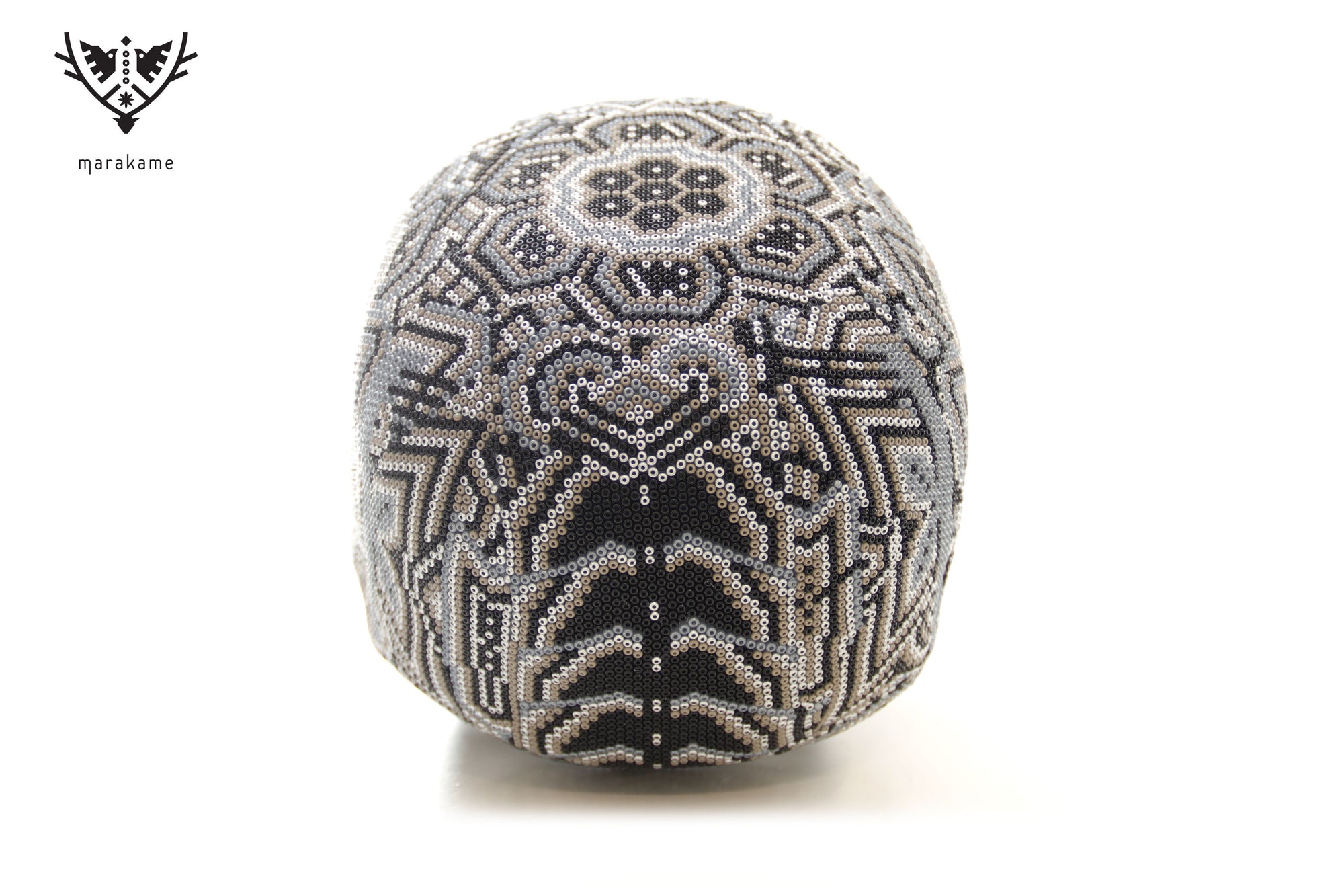 Cráneo huichol escala real - Calavera Hauxamanaka